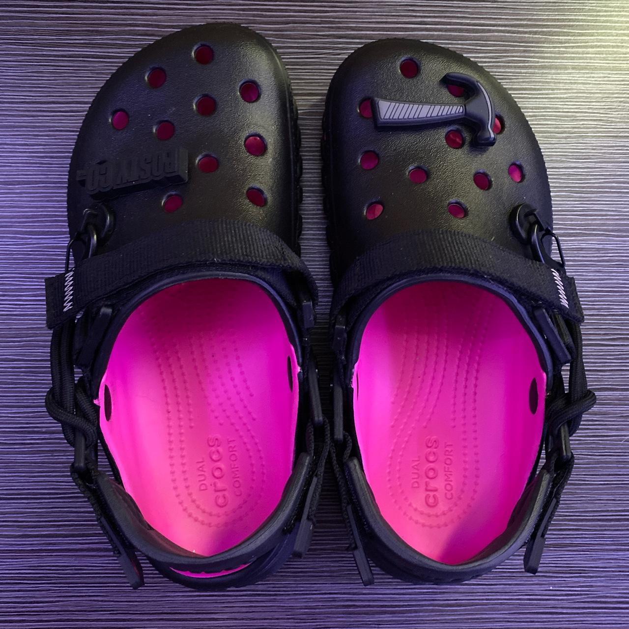 croc post malone pink