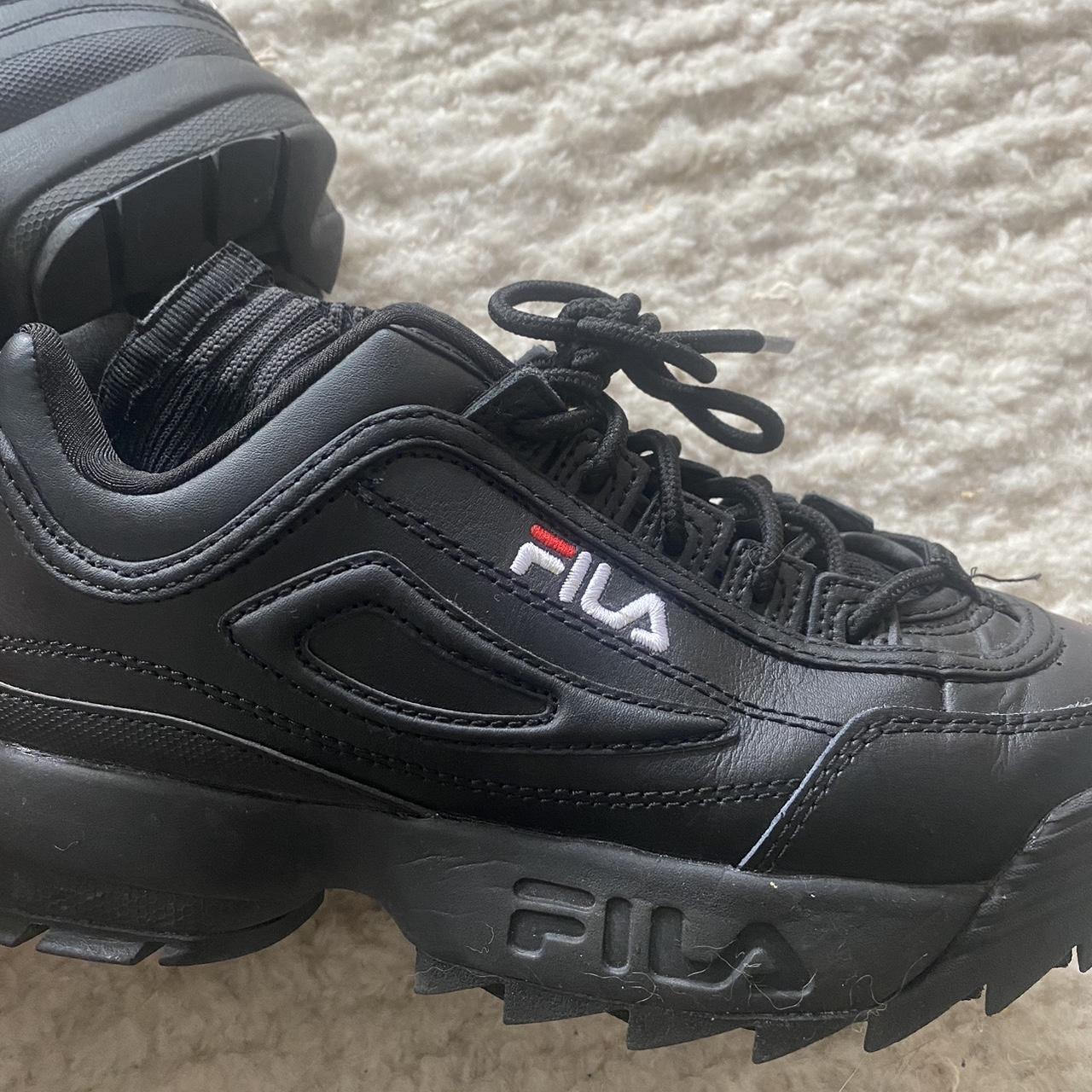 Fila sock shoes womens hot sale black