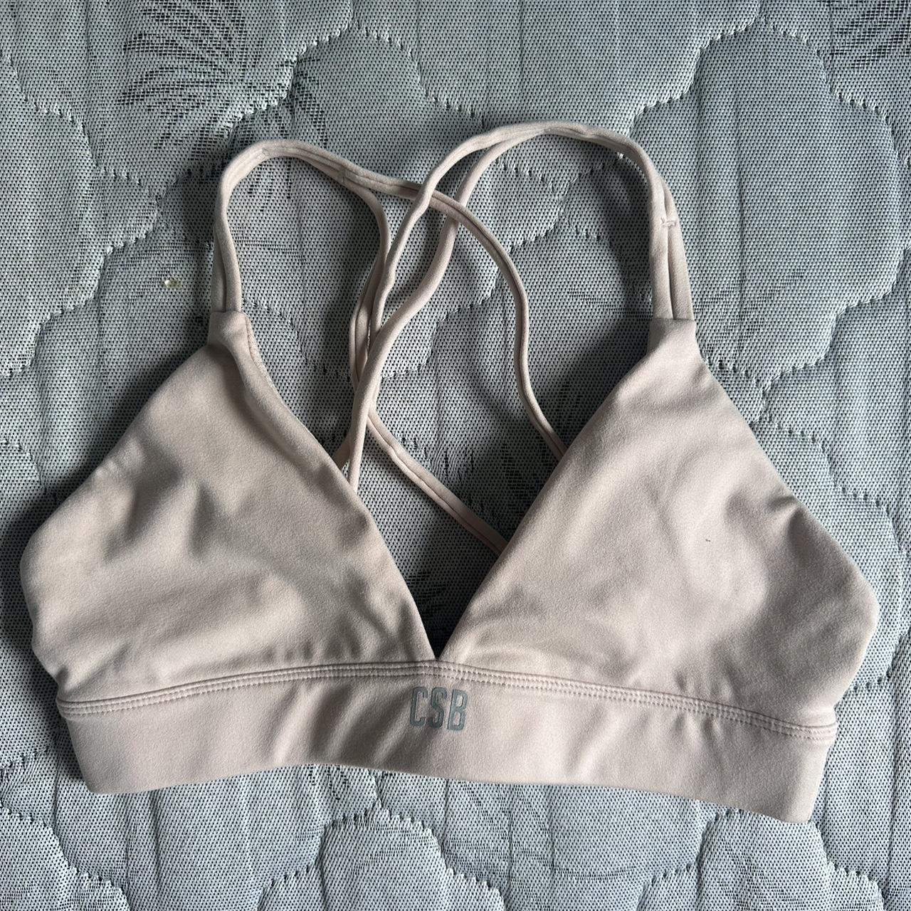 CSB top in colour biscuit - worn only a few times... - Depop