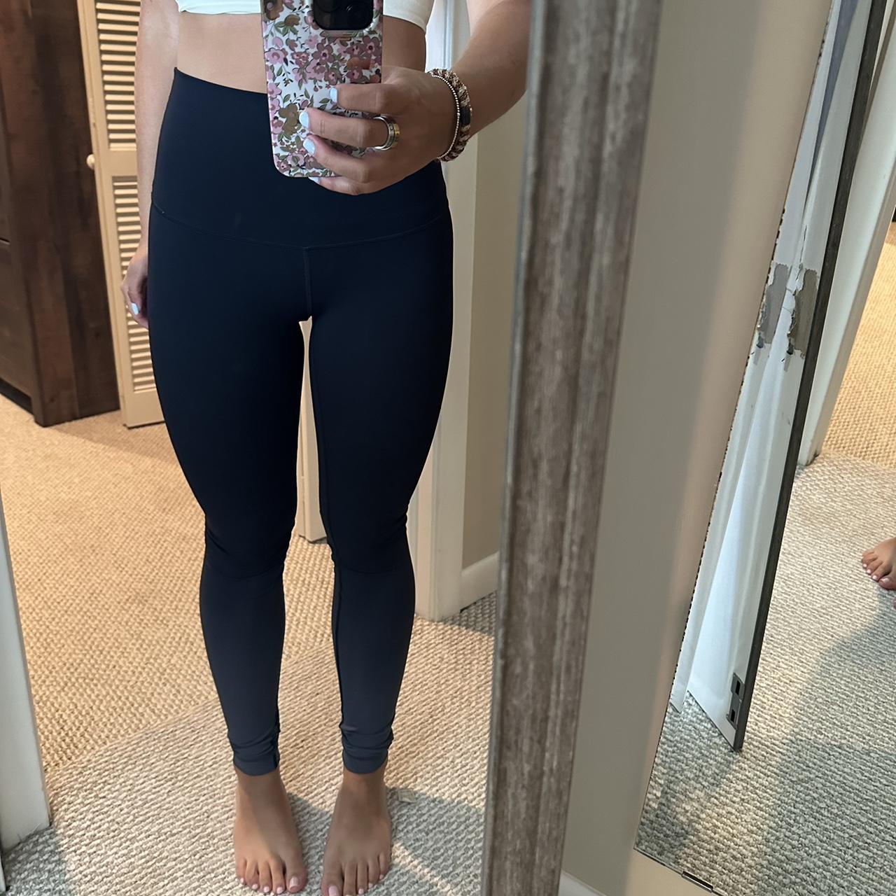 Ombré lululemon Black leggings faded Depop