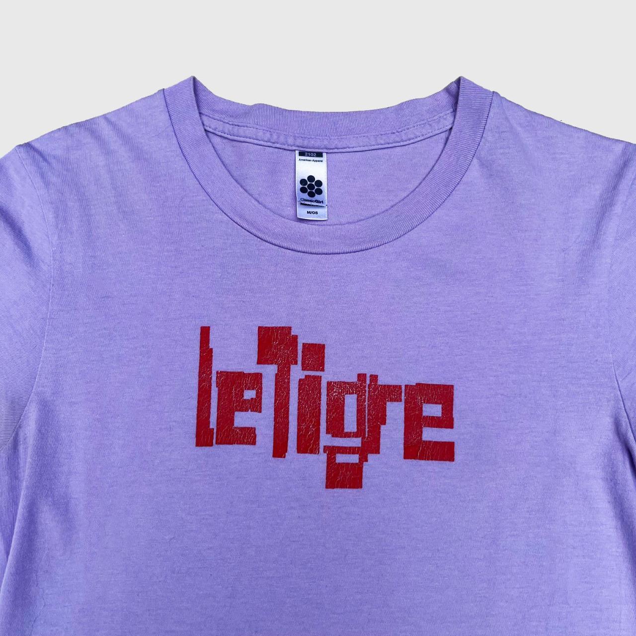Vintage pink v-neck Detroit tigers T-shirt (2000's) - Depop