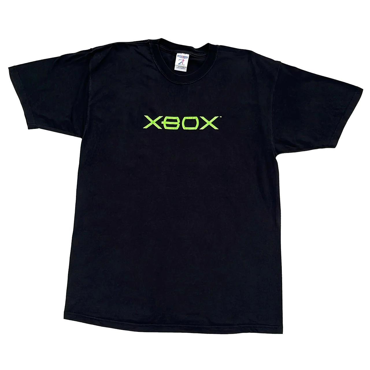Original 2000's XBOX promo vintage t-shirt, in black... - Depop