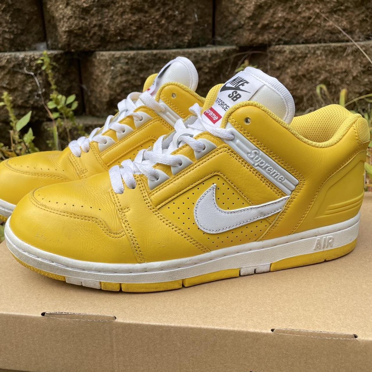 supreme air force 1 yellow