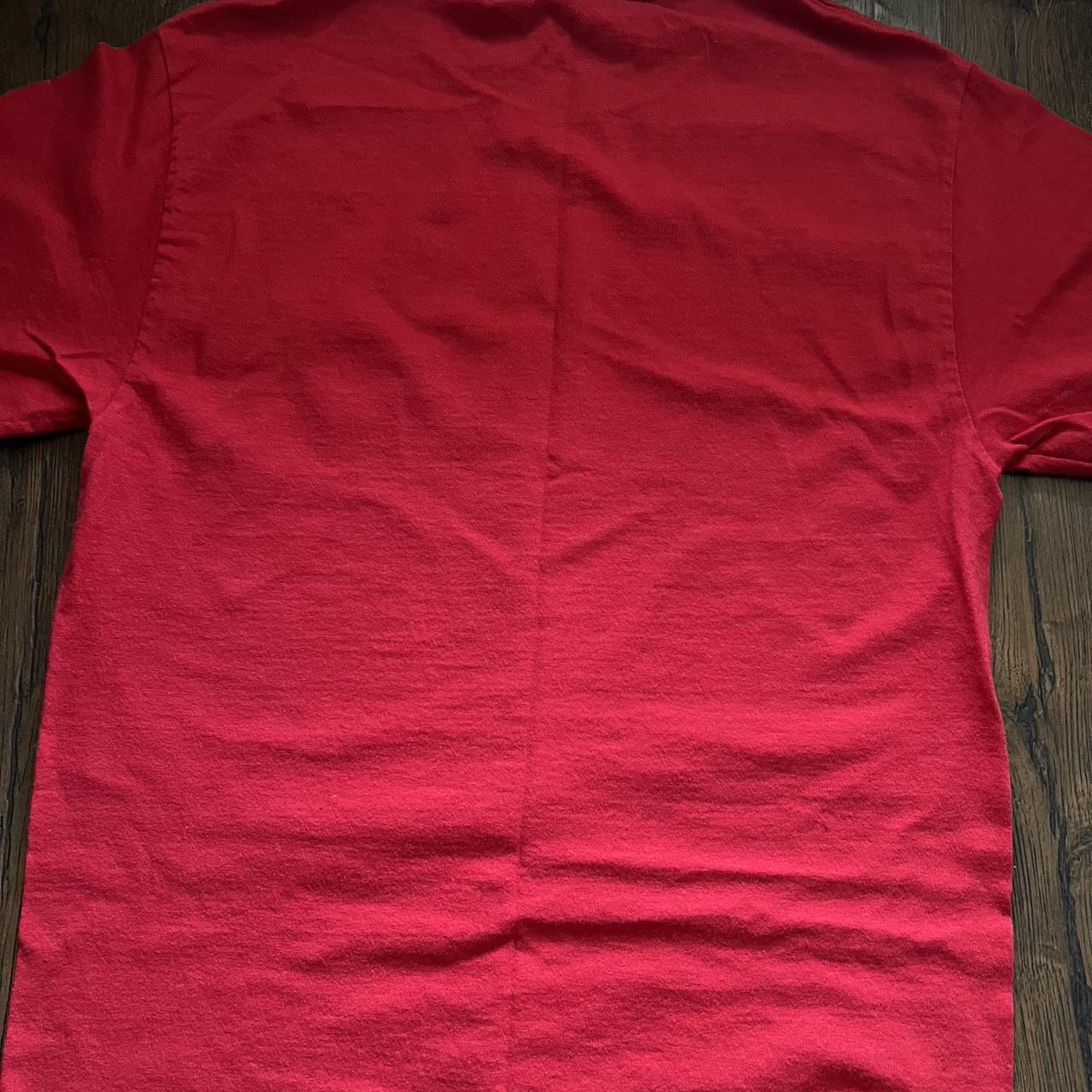 Travis Scott Men's Red and Yellow T-shirt (2)