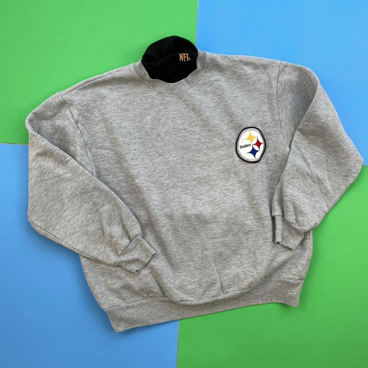 90s Pittsburg Steelers sweatshirt Size-XL #steelers - Depop