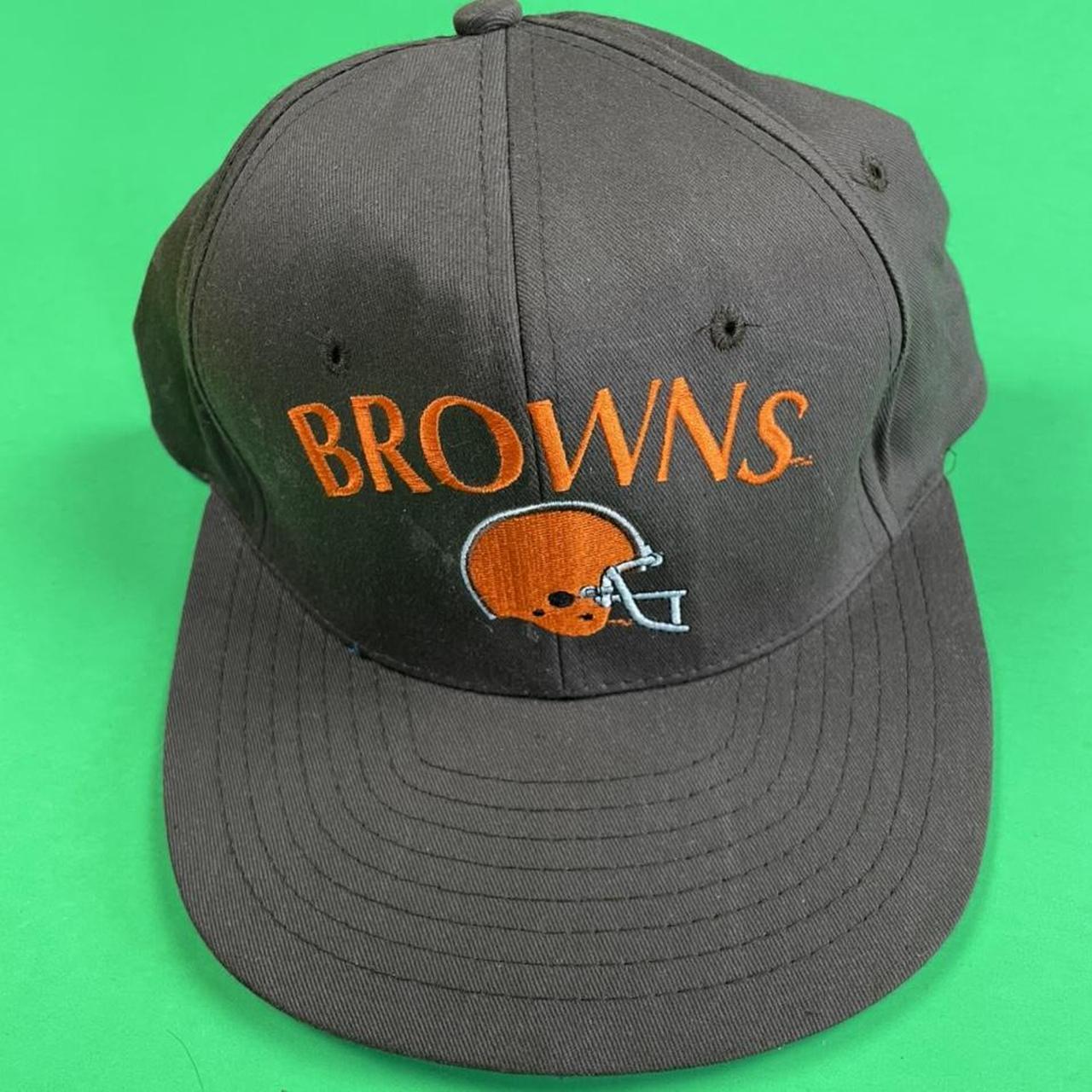 Vintage 90s Cleveland Browns NFL Football Snapback - Depop