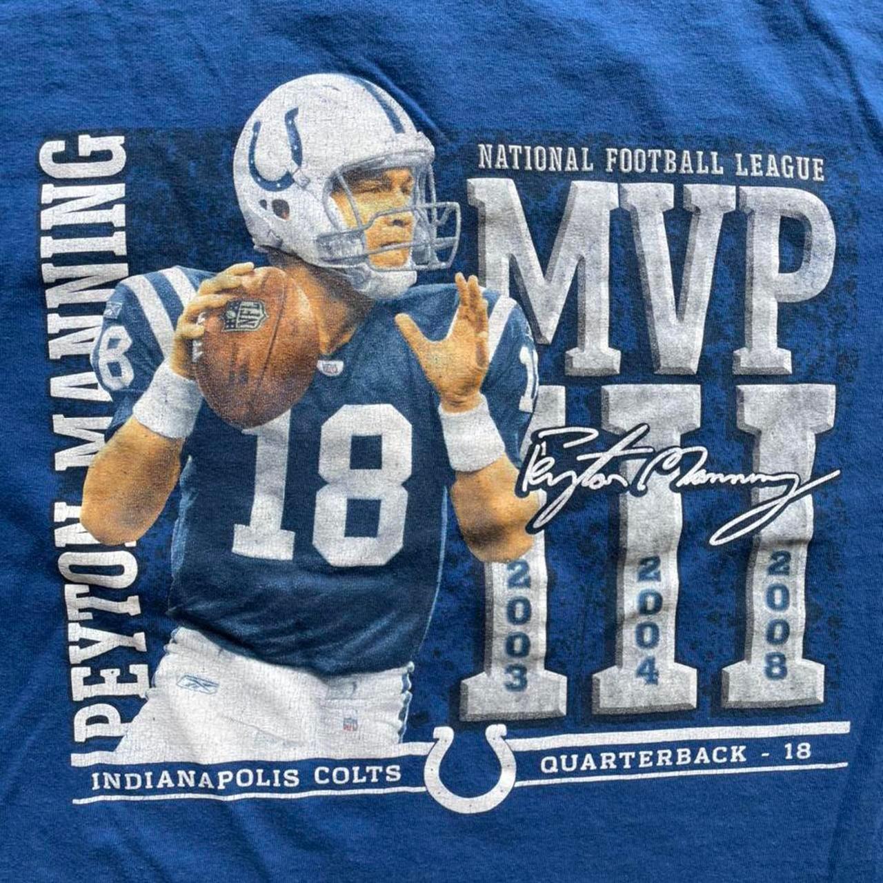 Peyton Manning MVP Indianapolis Colts shirt NFL  - Depop