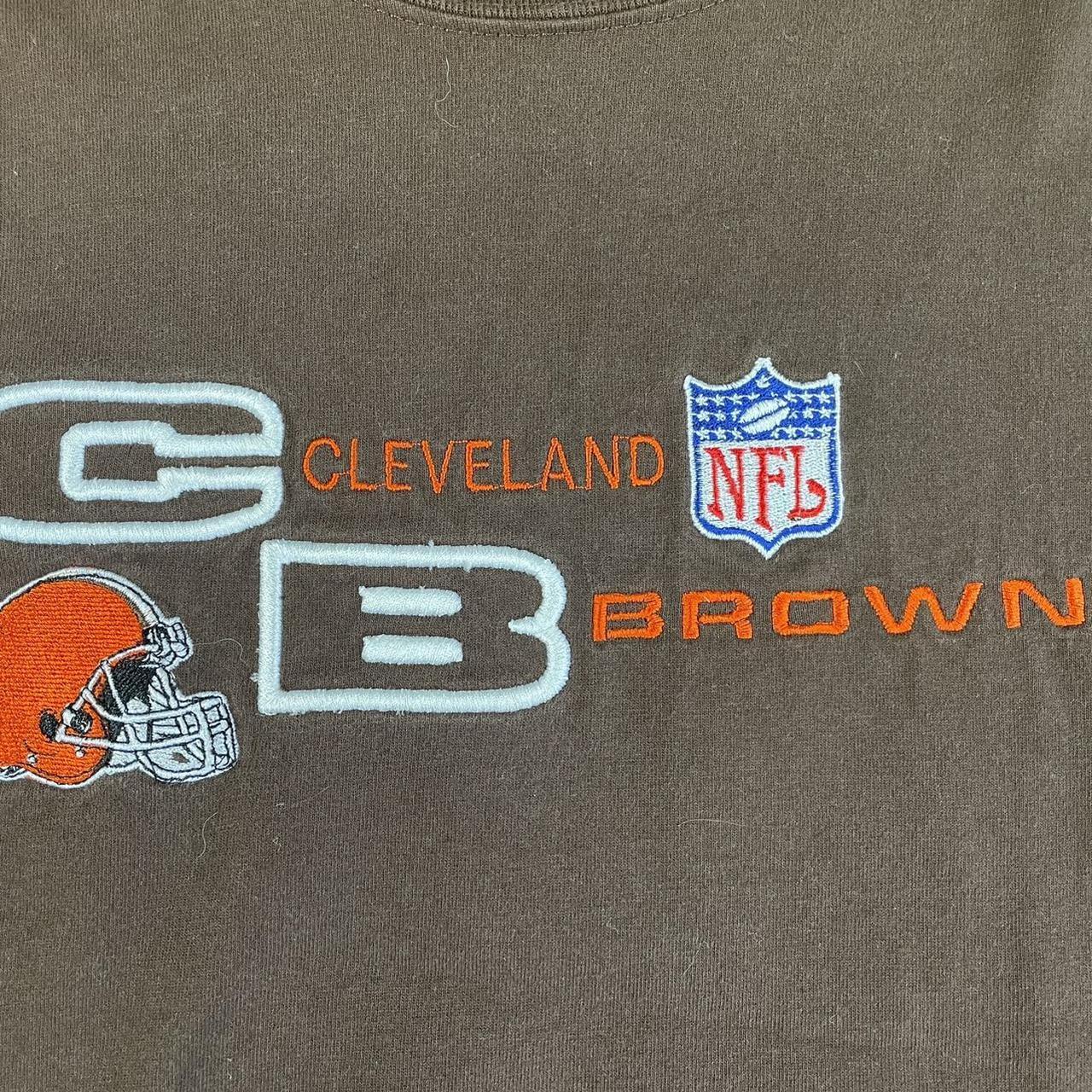 Vintage Cleveland Browns shirt Size Large Pit-to-Pit - Depop