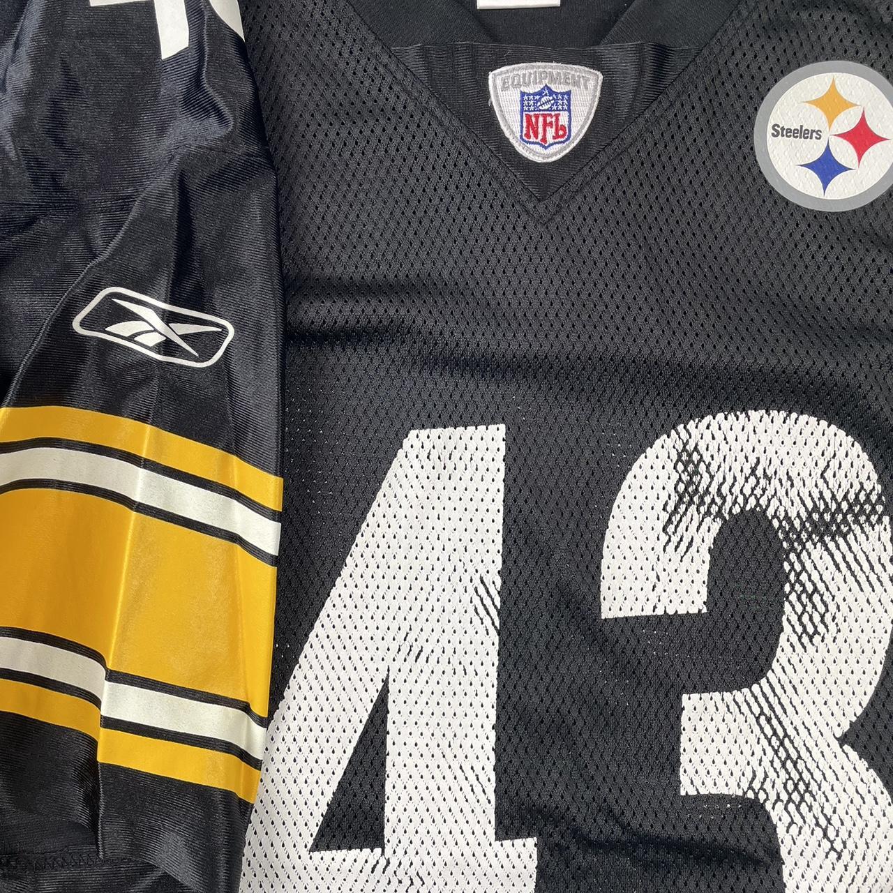 TROY POLAMALU Pittsburgh Steelers NFL Reebok Jersey - Depop