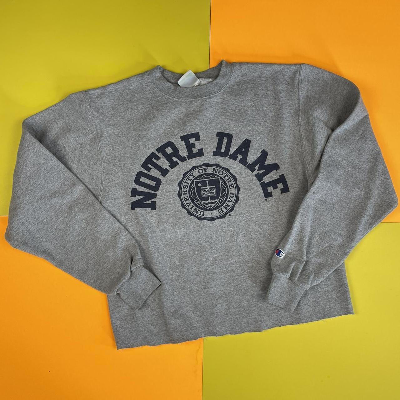 Champion notre dame outlet sweatshirt