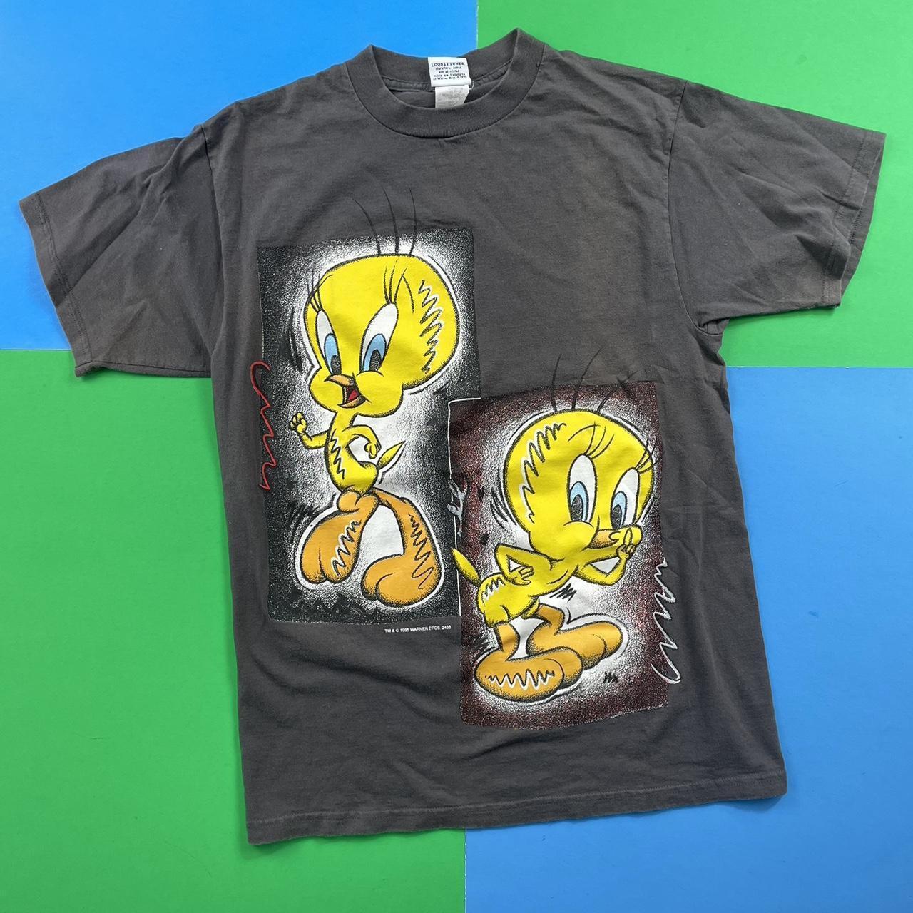 Vintage tweety bird shirt Big front Depop