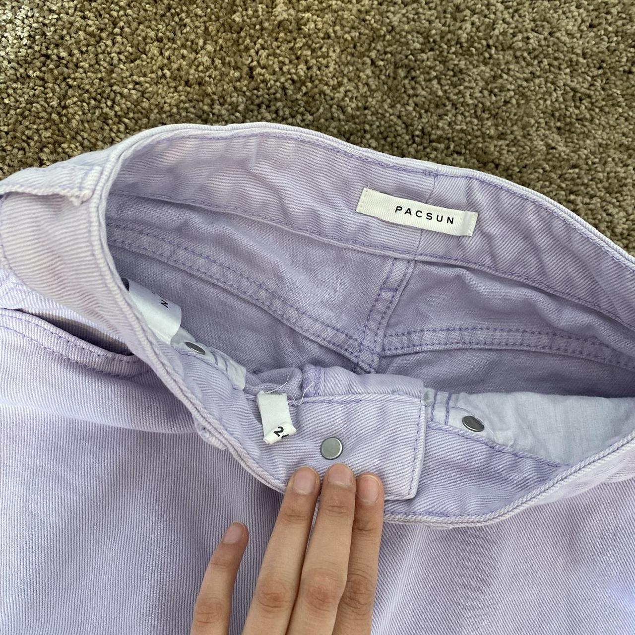 Pacsun new with tags violet denim pants. Size 24” - Depop