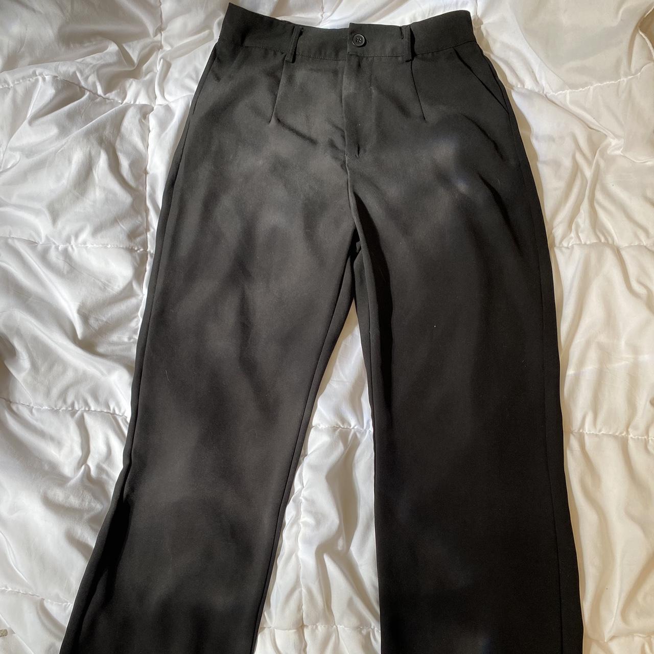 High waisted black dress pants size xs, 25” waist