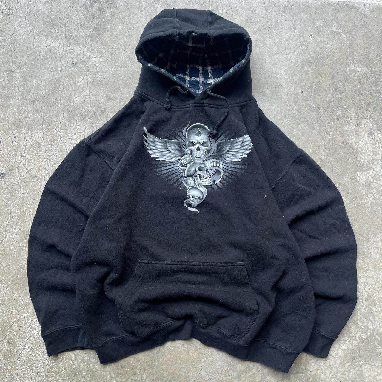 Emo hoodie-y2k - Depop