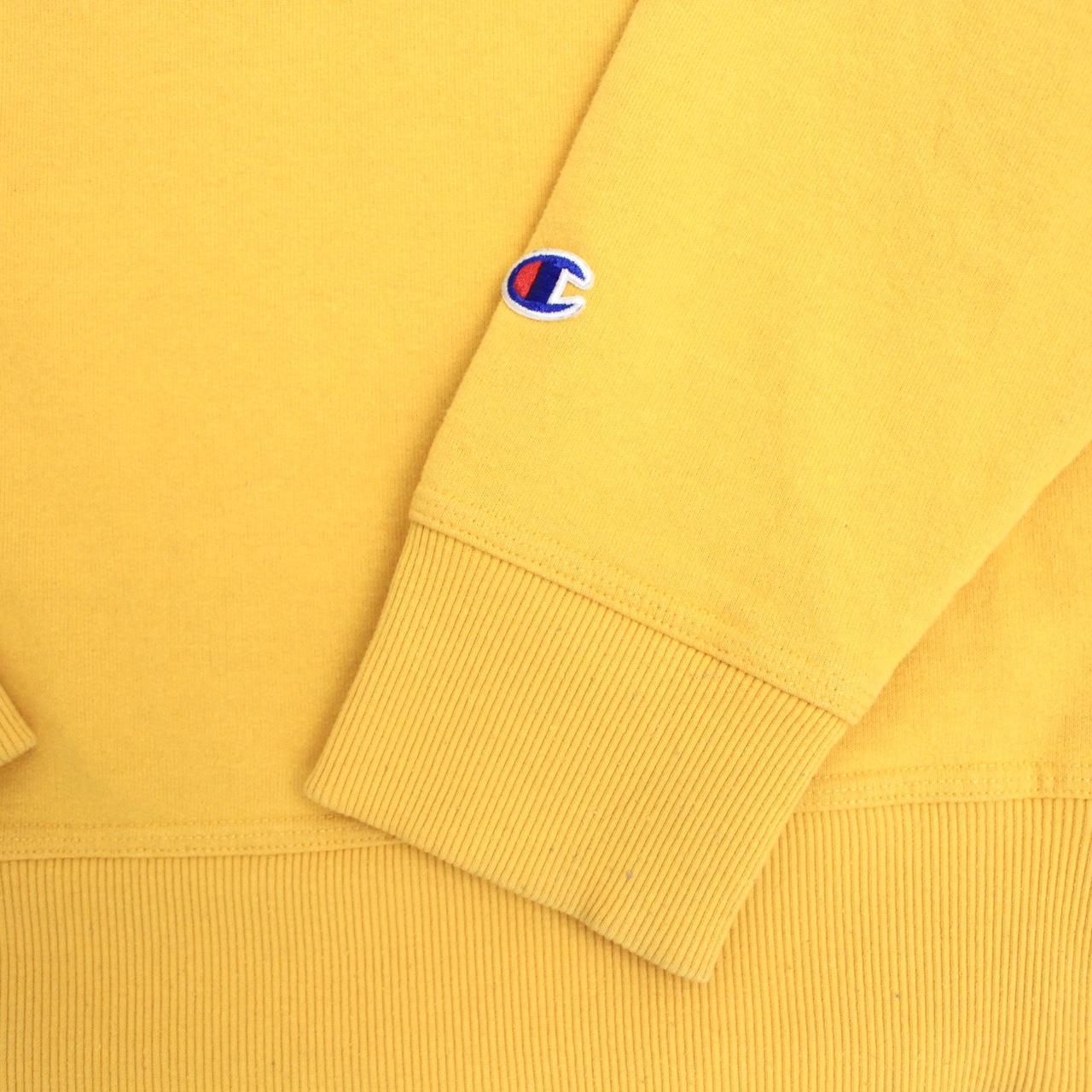 Vintage yellow Champion sweatshirt Men's M • good... - Depop