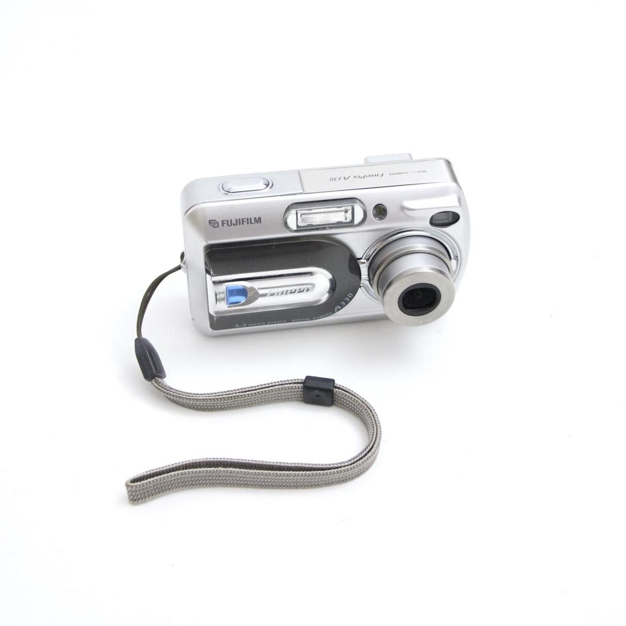 Fujifilm Silver and Grey Camerasandaccessories Depop