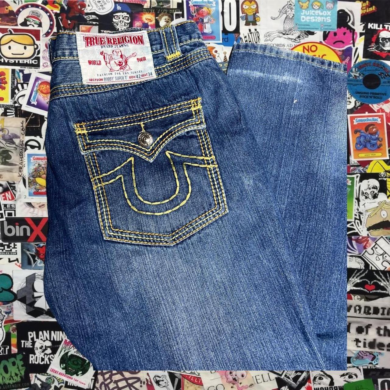 True religion shop blue jeans