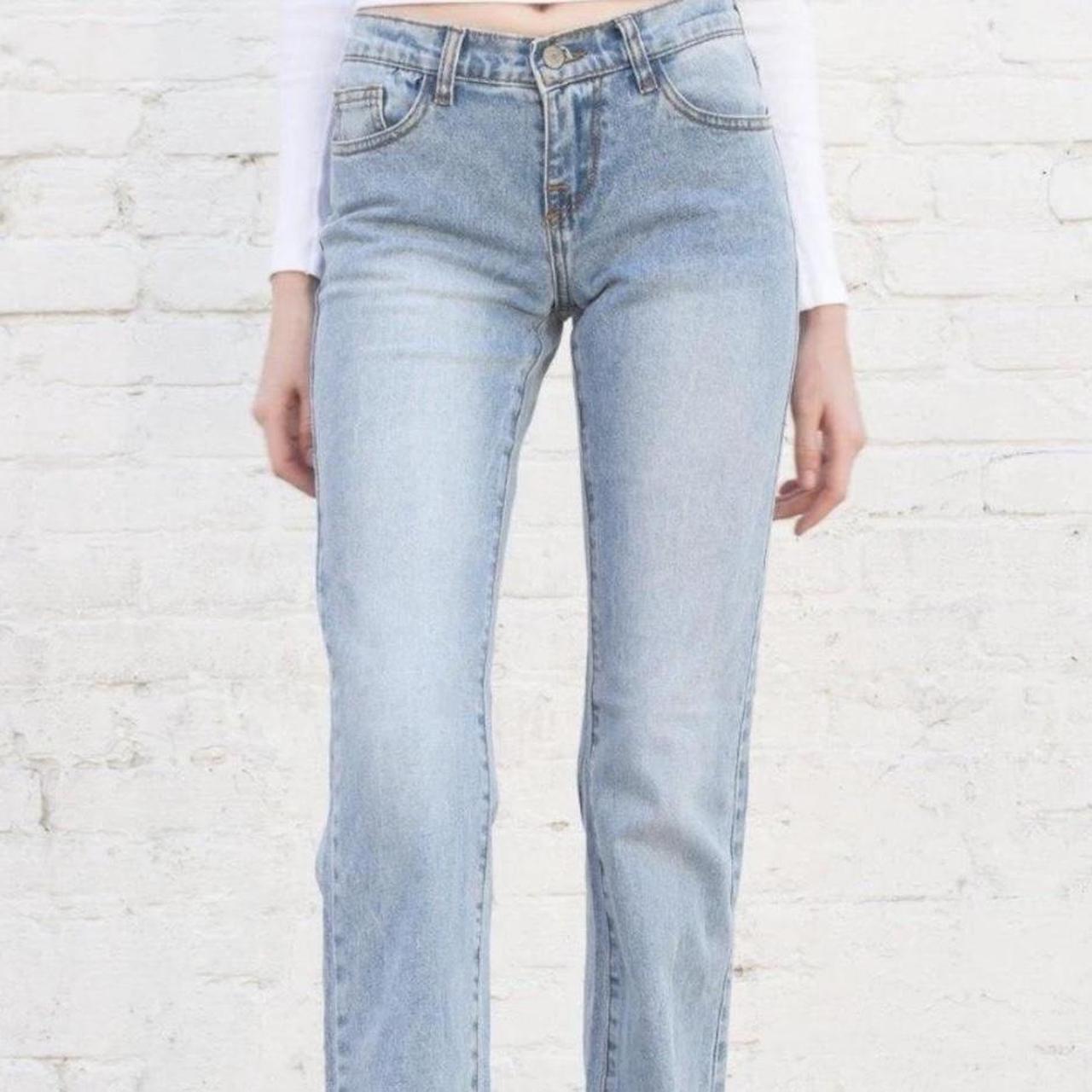 Brandy Melville Women's Blue Jeans | Depop