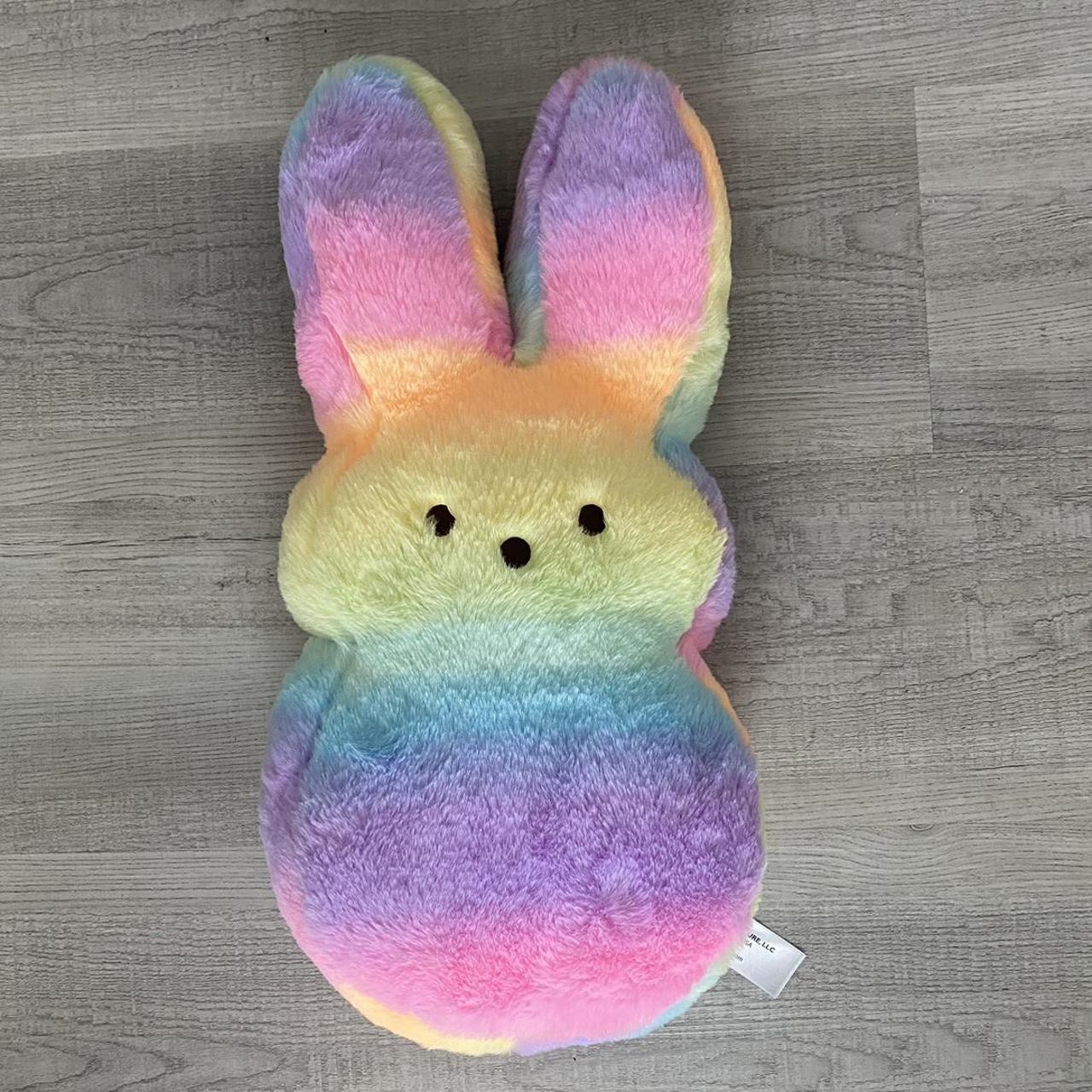Peeps 15 Rainbow Bunny Plush