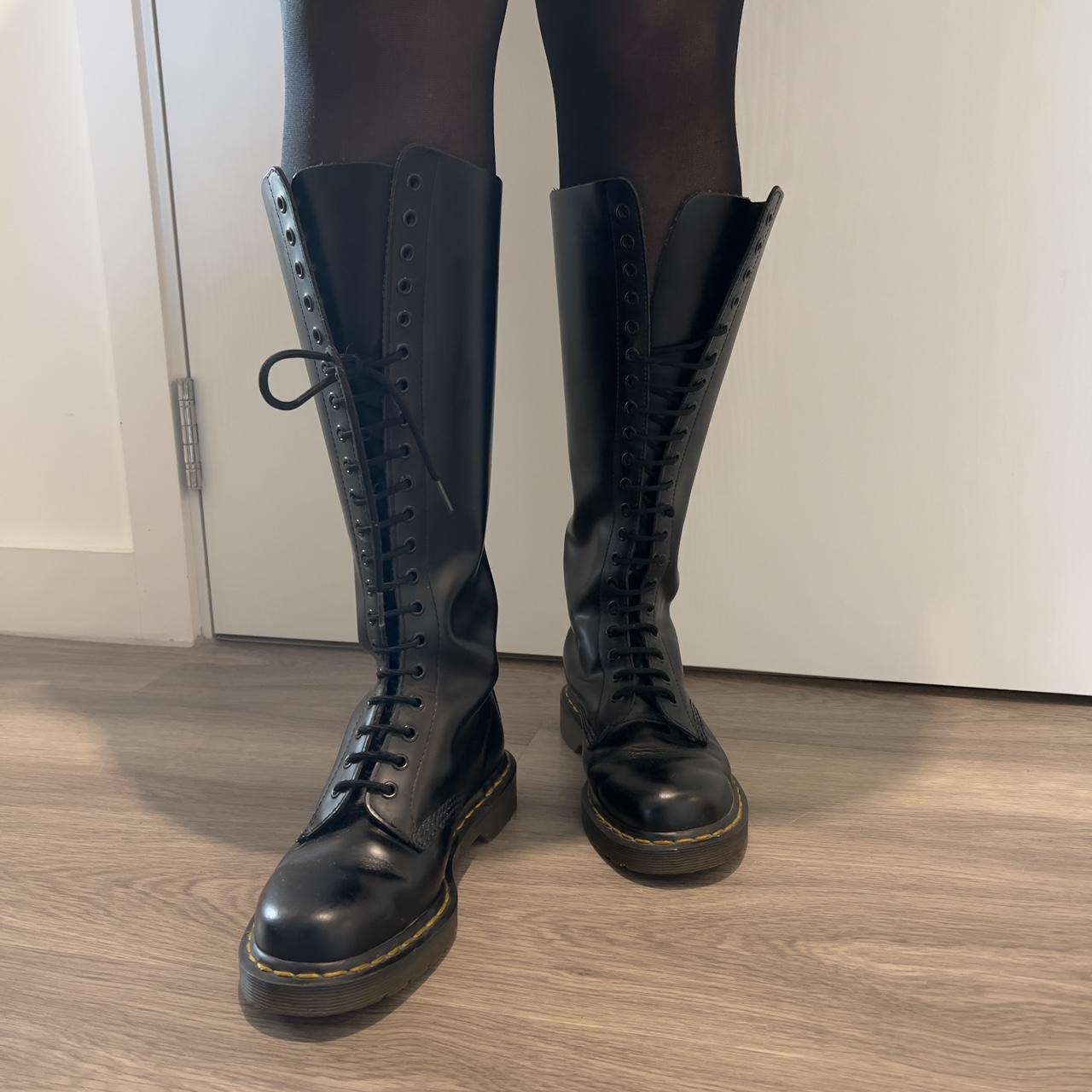 Dr Martens Knee High Boots, Vintage. Only worn a... - Depop