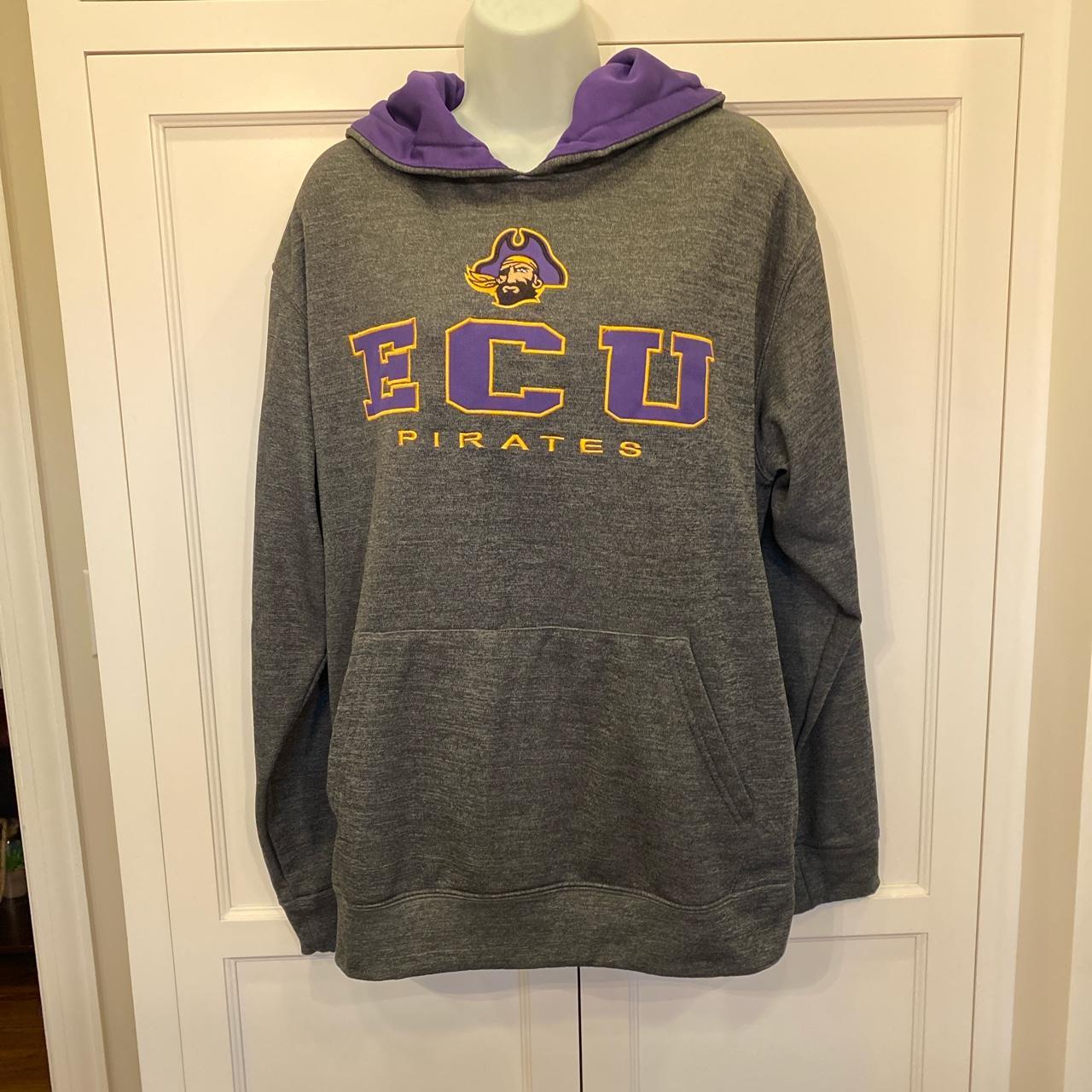 East Carolina University pull over hoodie with... - Depop