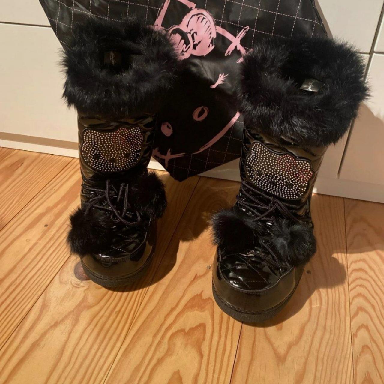 Super RARE vintage Hello Kitty moon boots from early... Depop