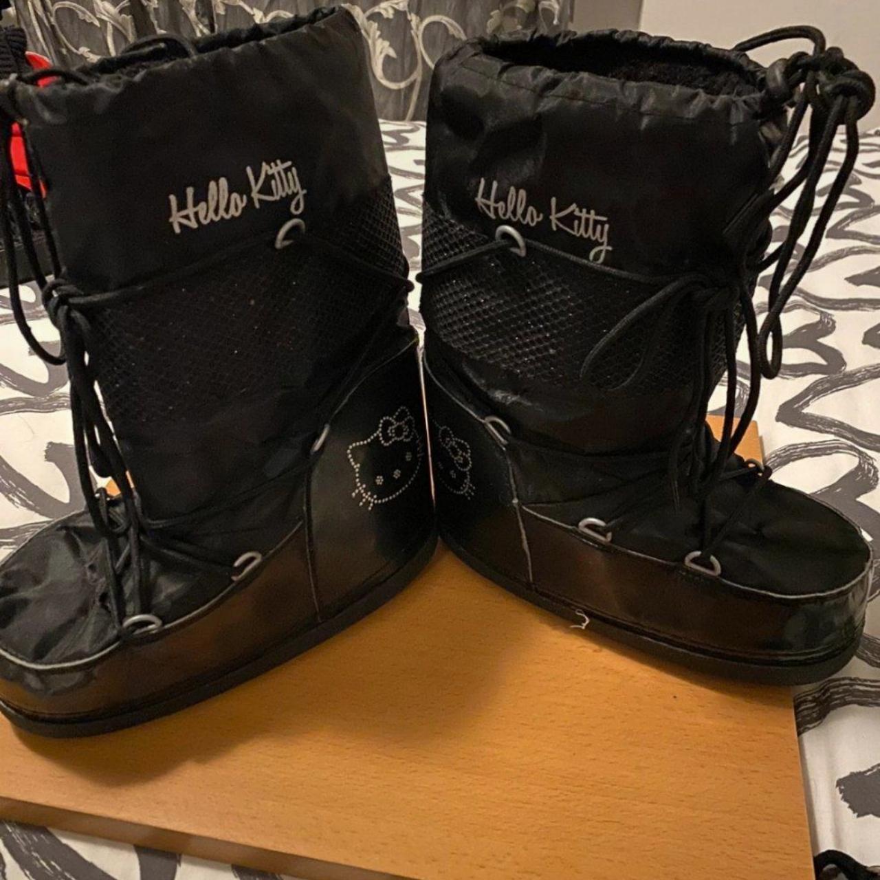 Super RARE vintage Hello Kitty moon boots from early... Depop