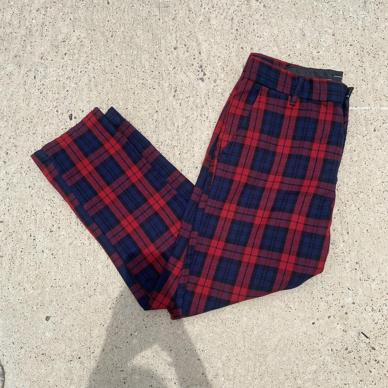 Forever 21 Plaid Pants Size 30 #forever21 #plaid - Depop