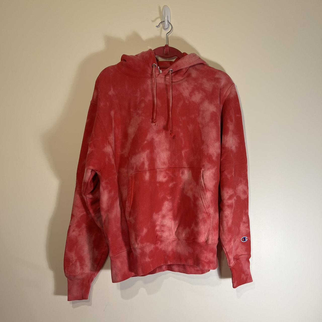 Champion best sale bleached hoodie