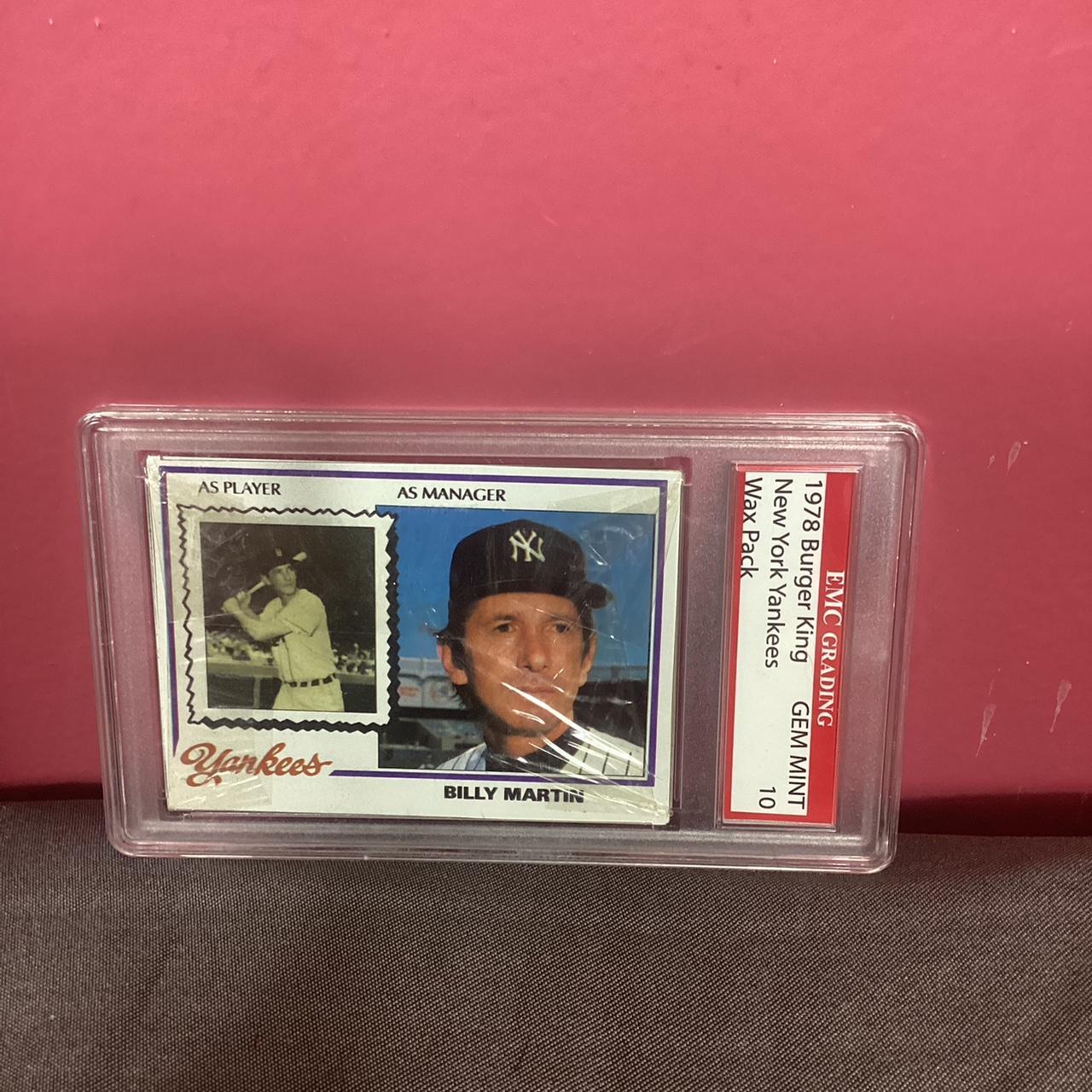 Vintage 1978 Billy Martin Baseball Card Made by... - Depop