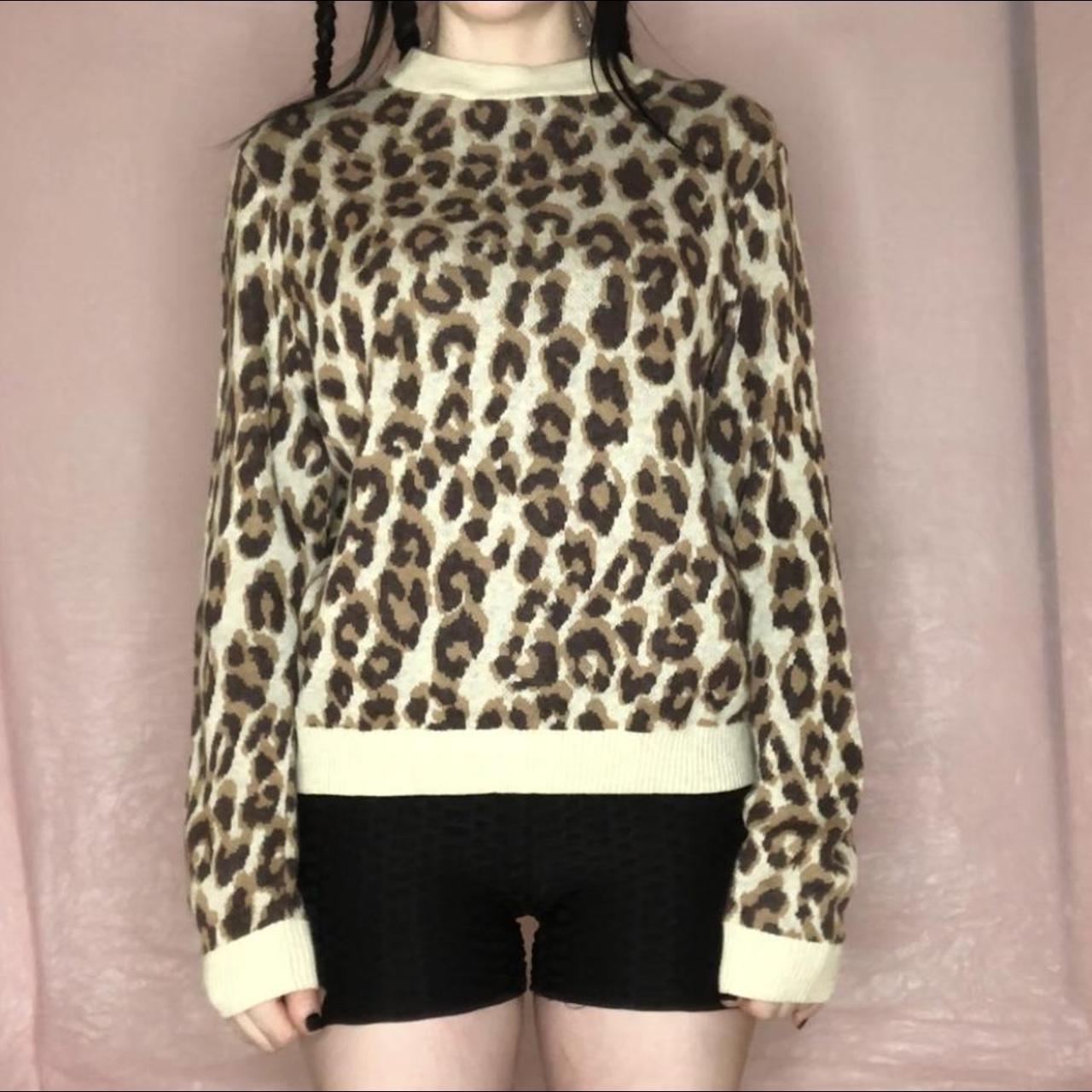 Leopard print sweater target sale