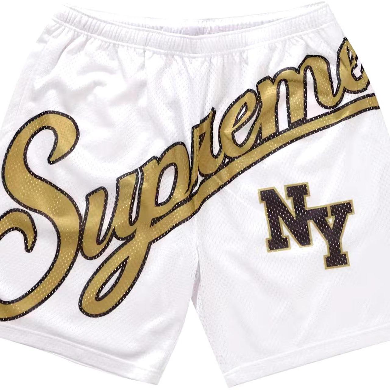 Supreme Big Script Mesh Short Size Medium Brand New... Depop