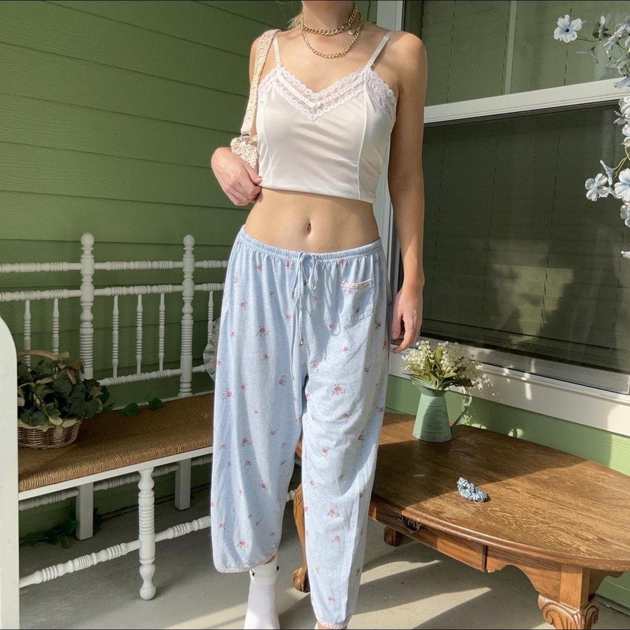 Women's Blue and Pink Pajamas | Depop