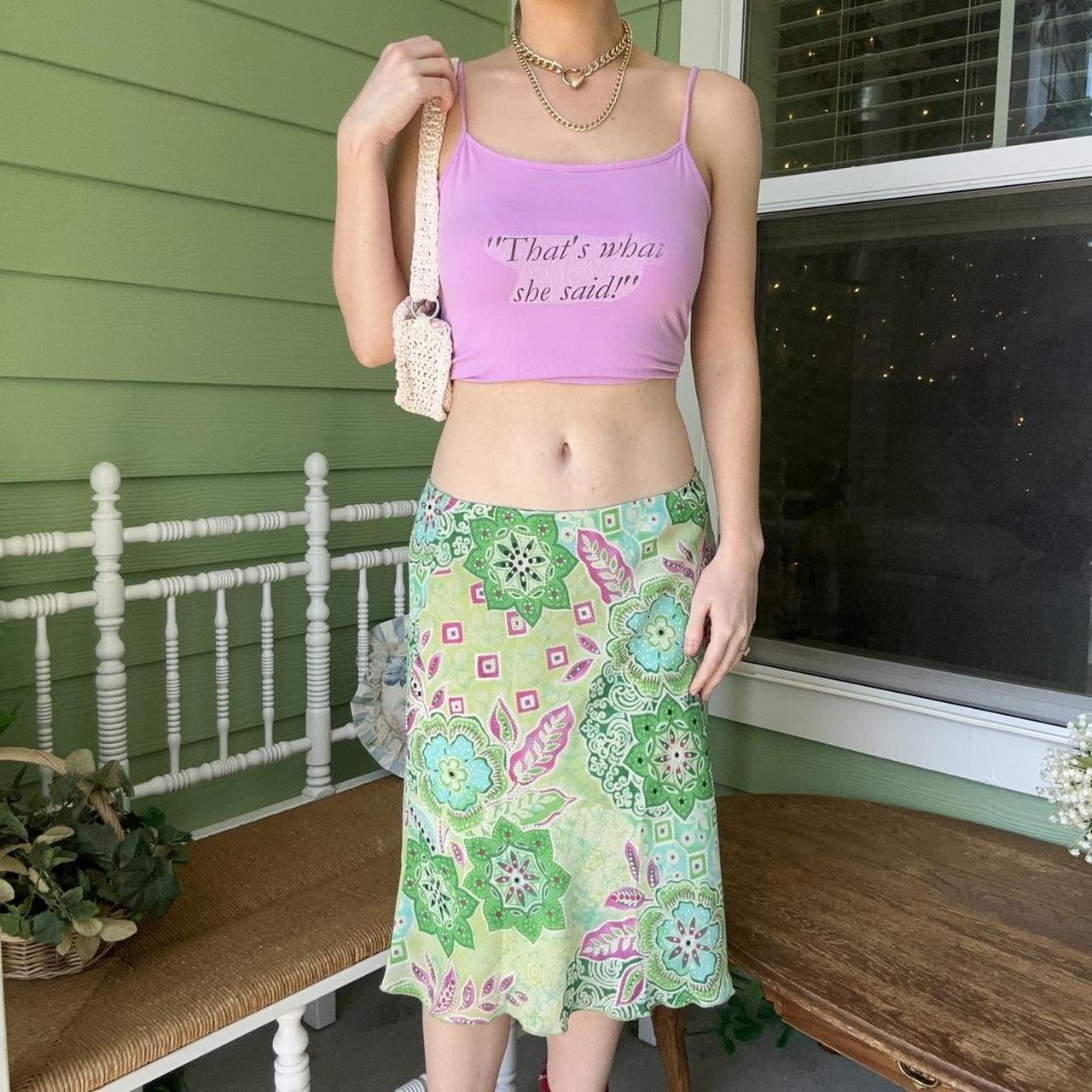 Flowy mini outlet skirt 90s