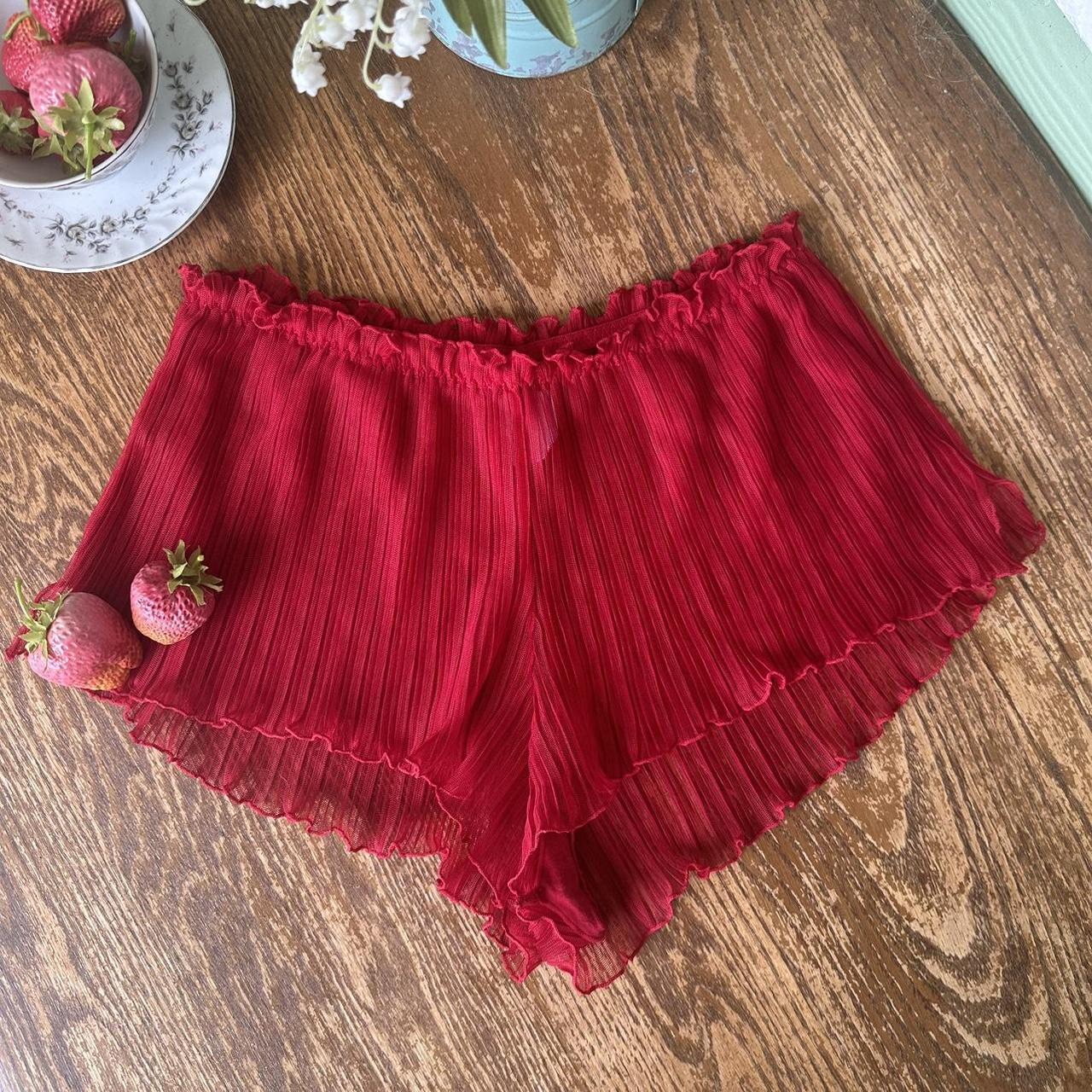 Women's Red Shorts Depop