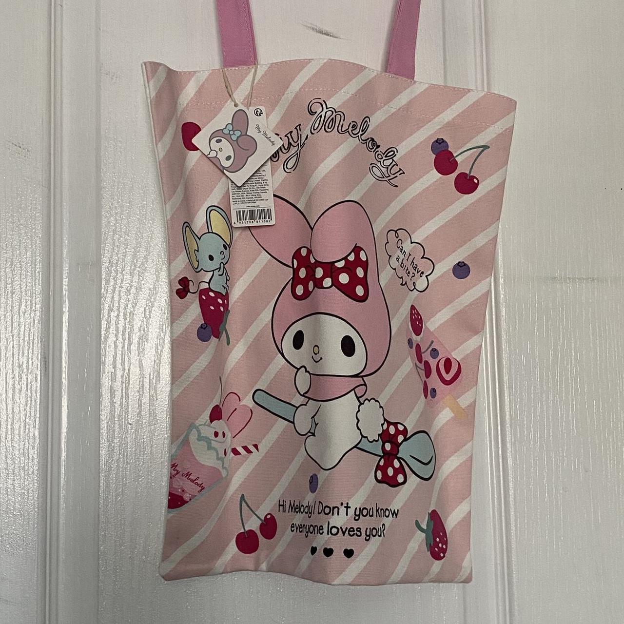 miniso sanrio my melody tote bag, unused