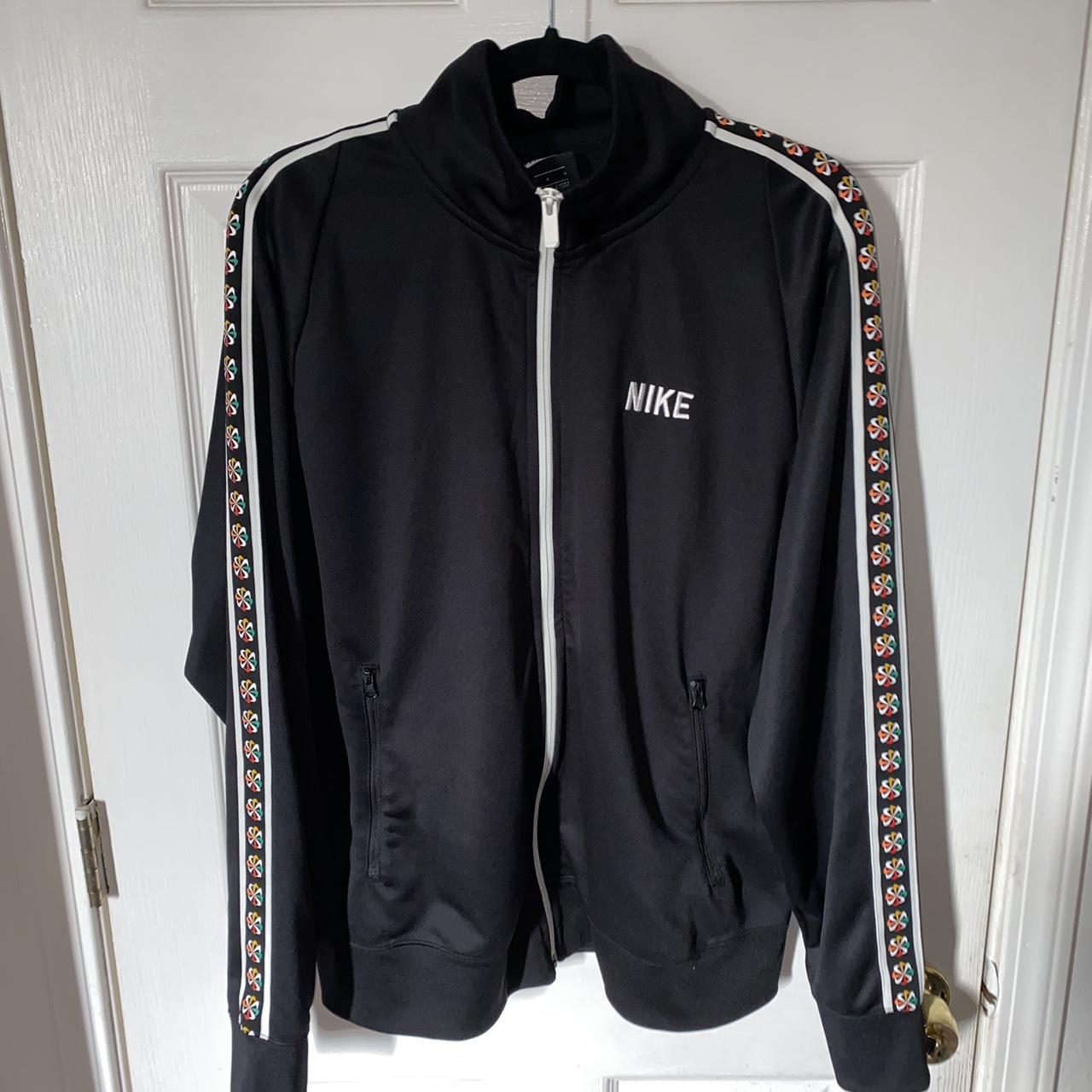 NIKE- Yankees Two Toned Zip-up, Large and in good - Depop