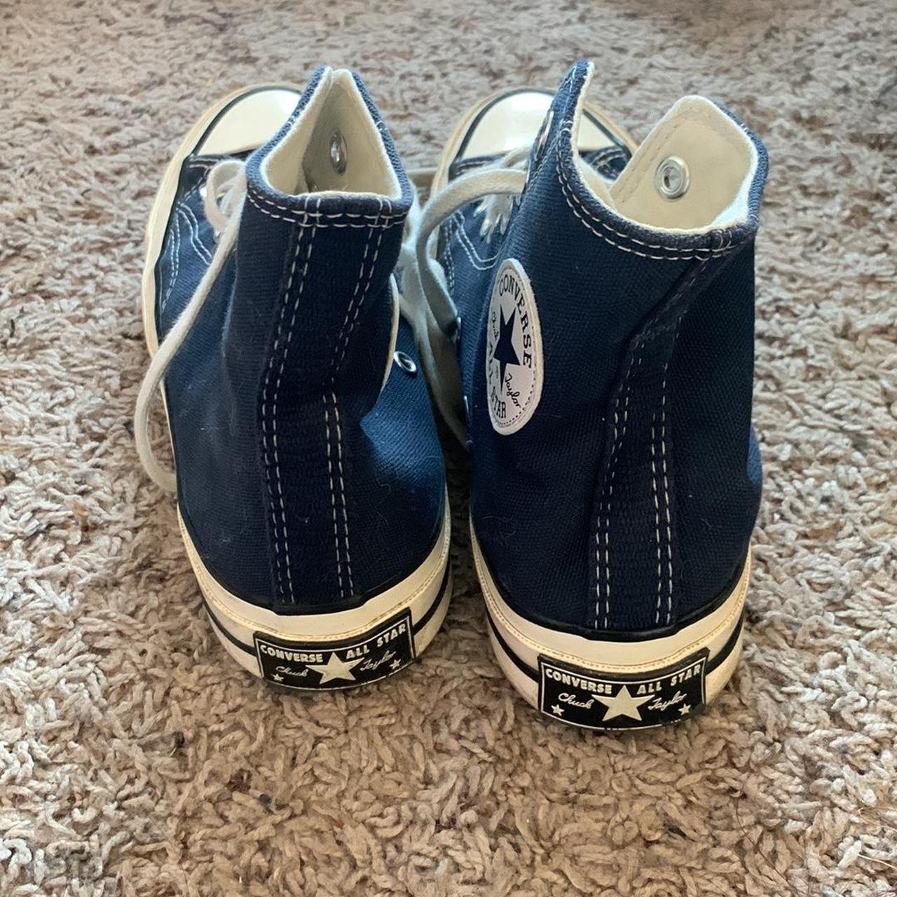 navy dressy trainers