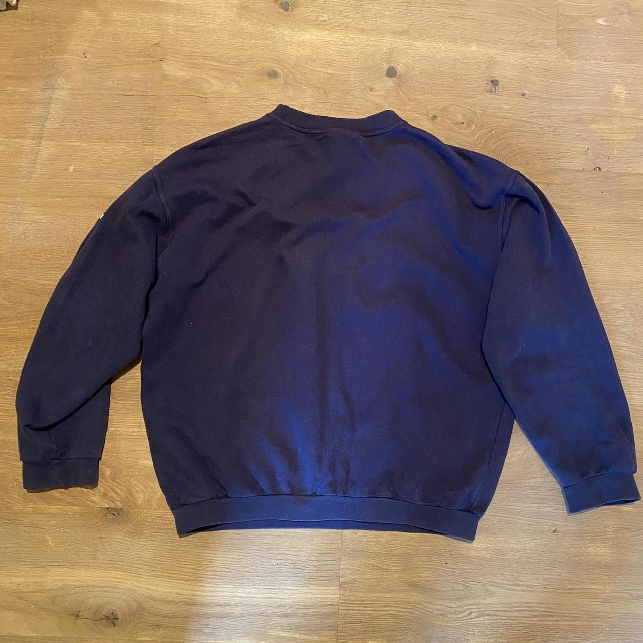 Vintage Adidas Navy Sweatshirt Size M In great... - Depop