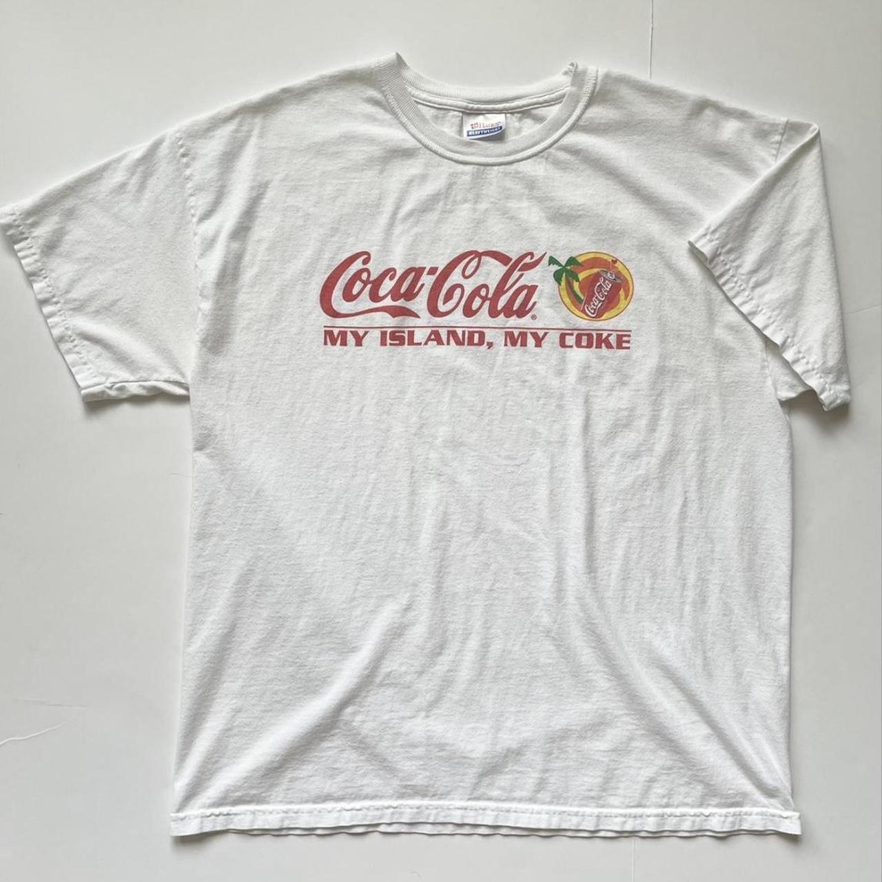 🌴🥤COCA COLA🥤🌴 MY ISLAND, MY COKE TEE Excellent - Depop