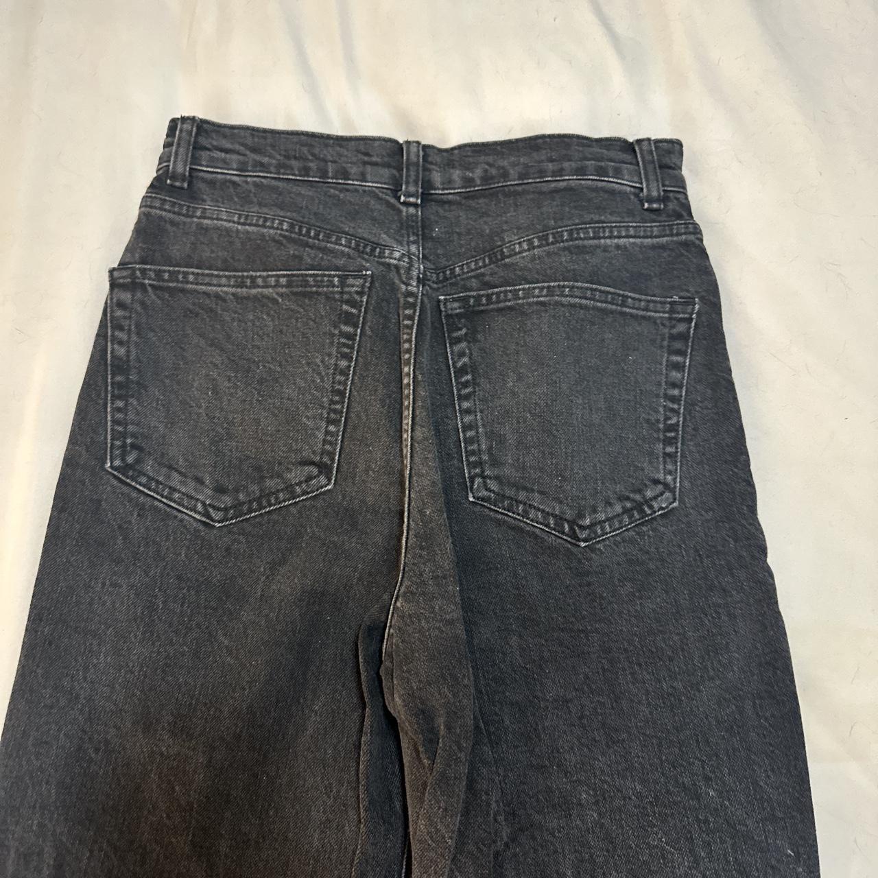 ASOS tall straight leg black jeans size 28 Depop
