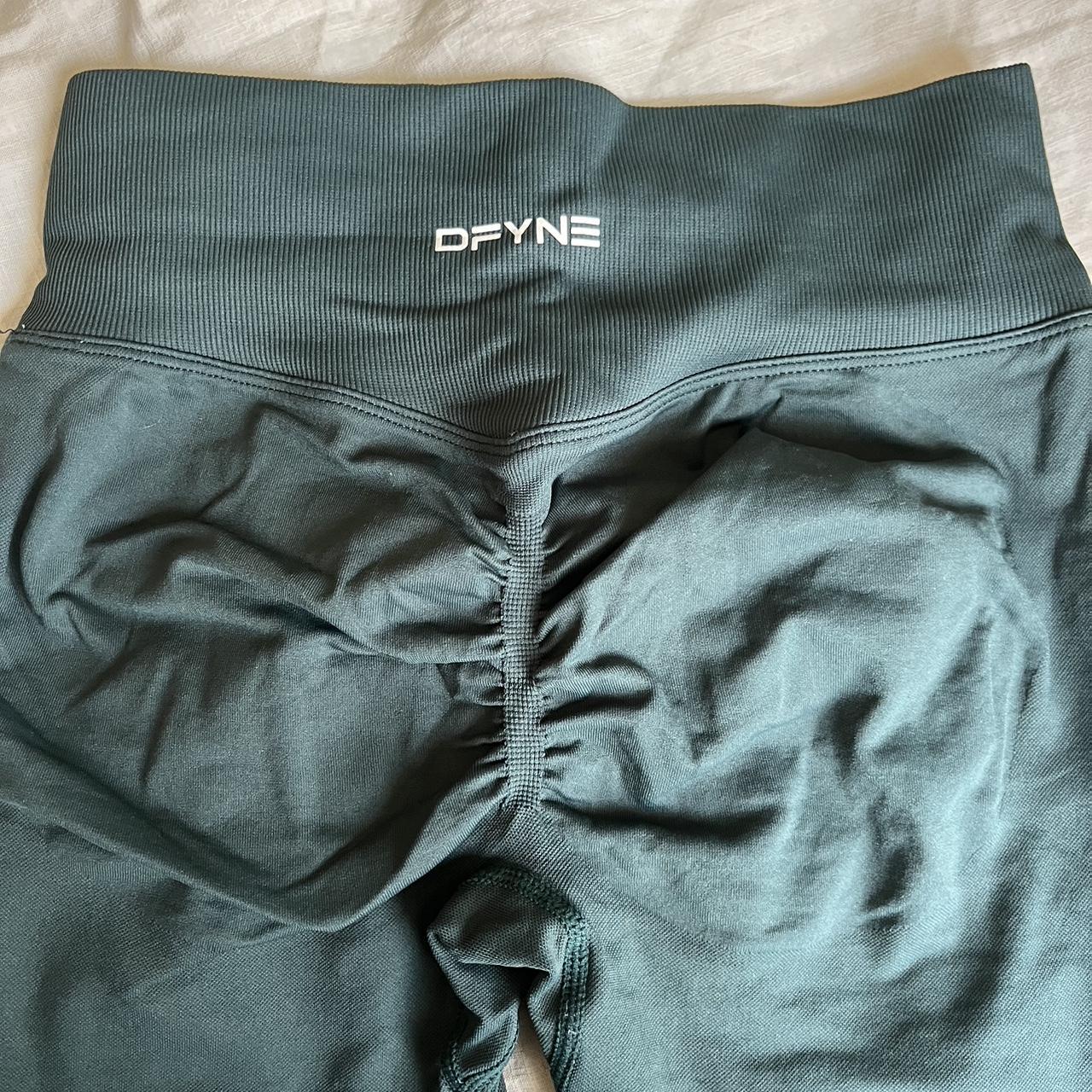 DFYNE Dark Green Shorts - Depop