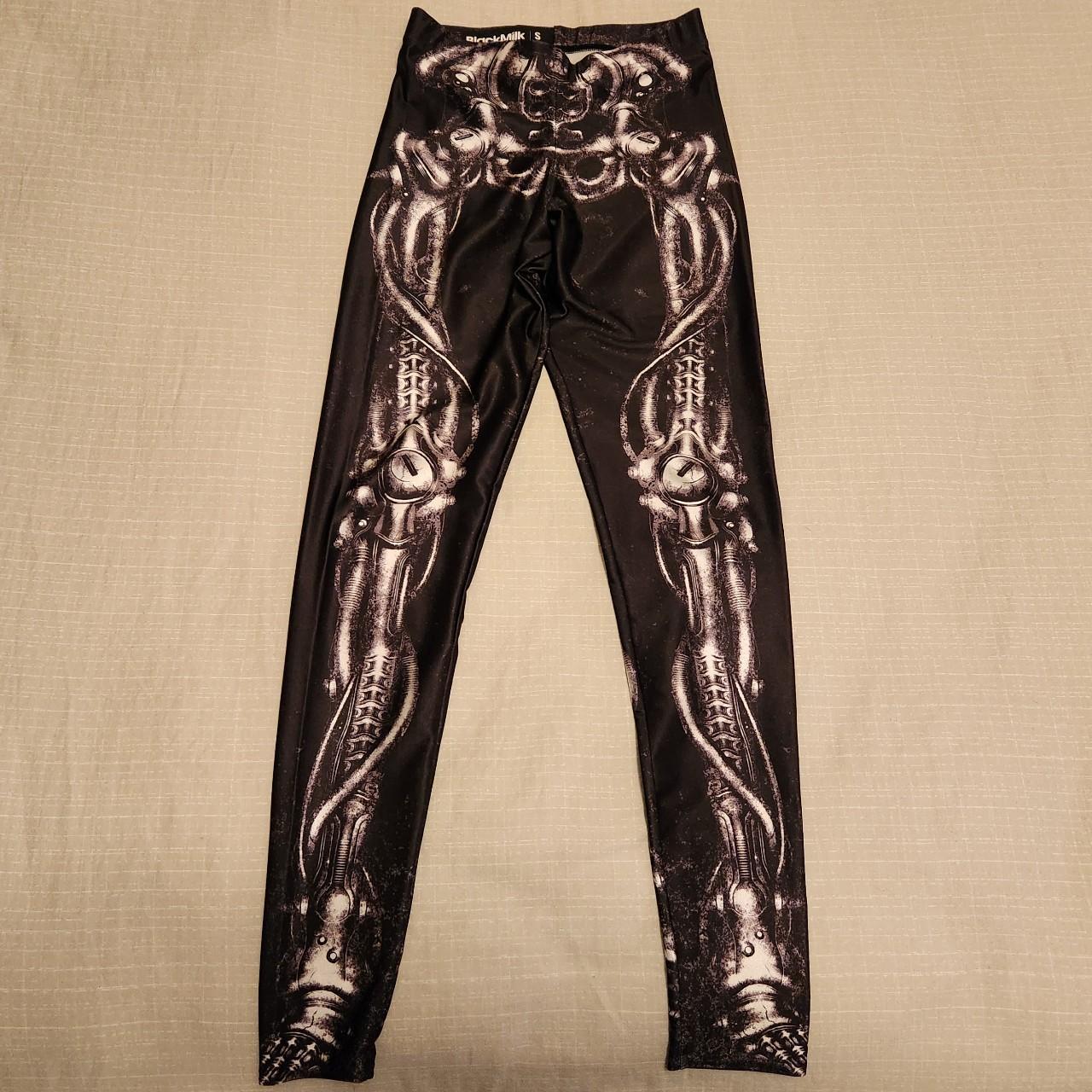 Black milk outlet skeleton leggings