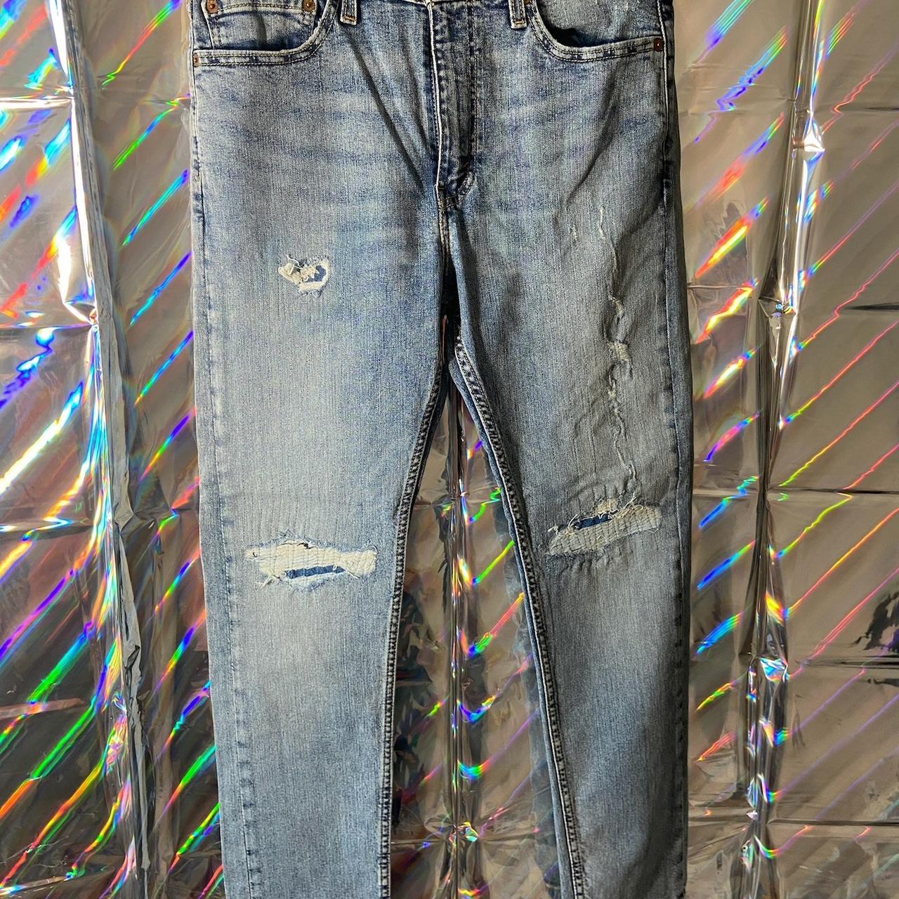 Levis 510 ripped outlet jeans