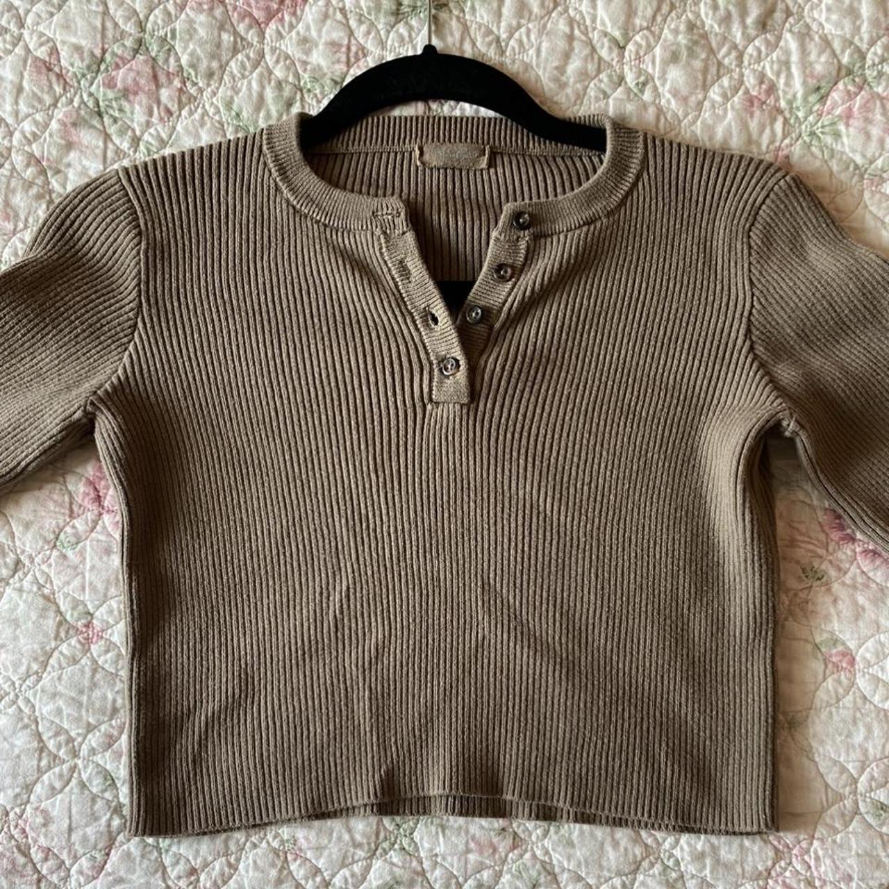 Brandy Melville Women's Brown Jumper Depop