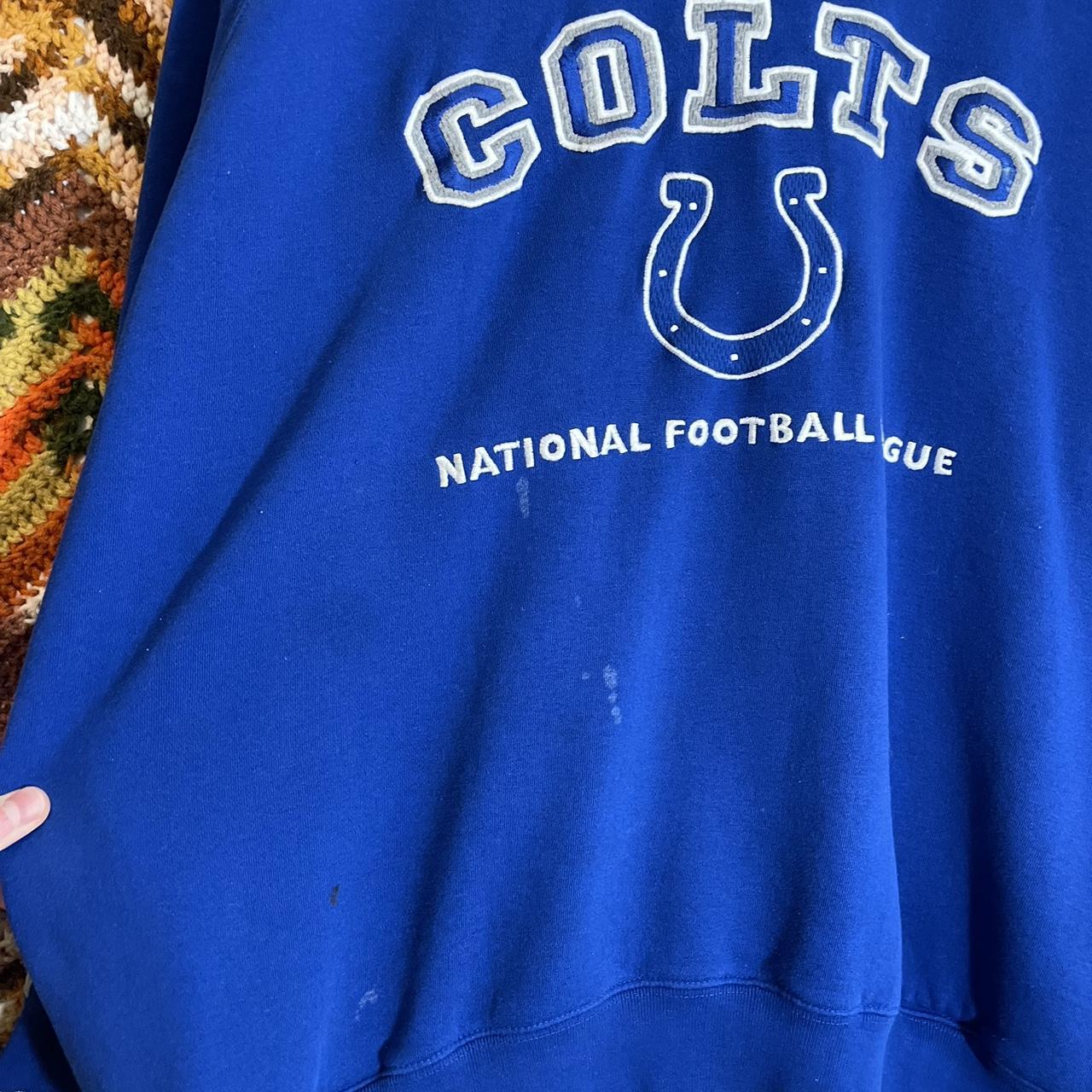 Vintage Indianapolis Colts Crewneck Sweatshirt - Depop