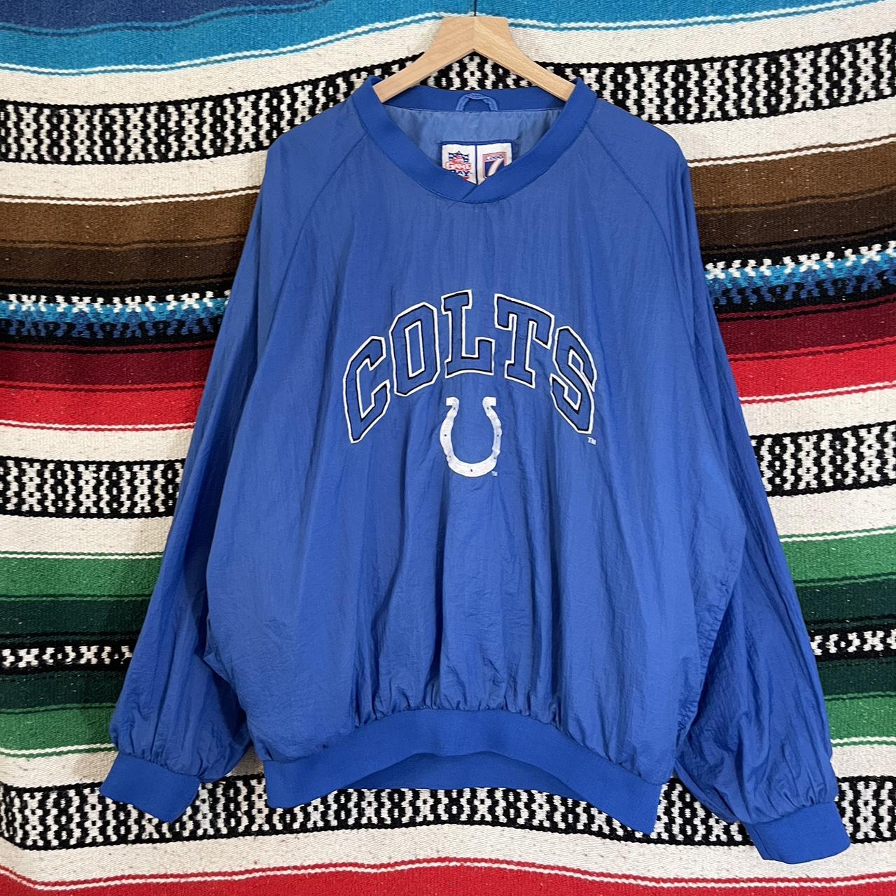 Vintage Indianapolis Colts NFL Windbreaker Puffer - Depop