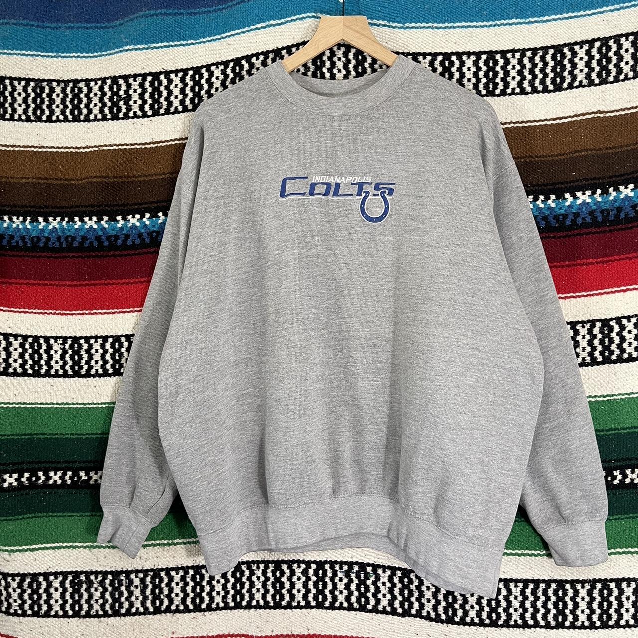 Vintage 90's Indianapolis Colts Crewneck Sweater - Depop