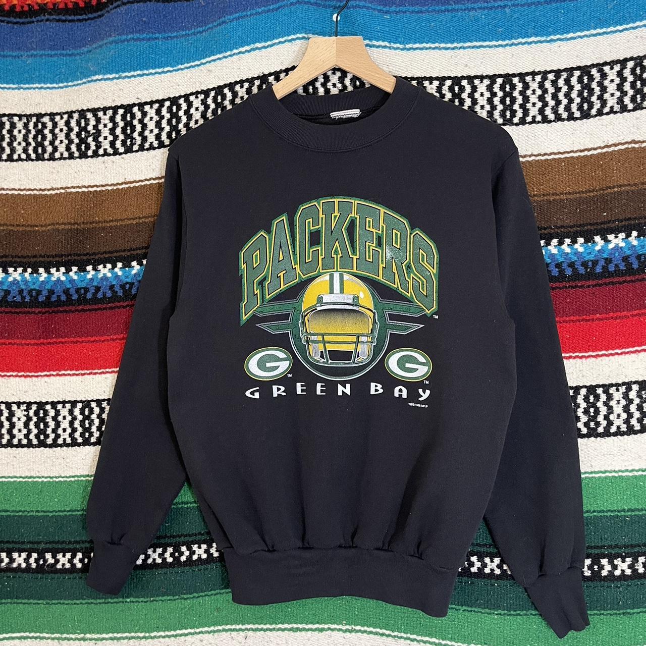 black green bay packer sweatshirt