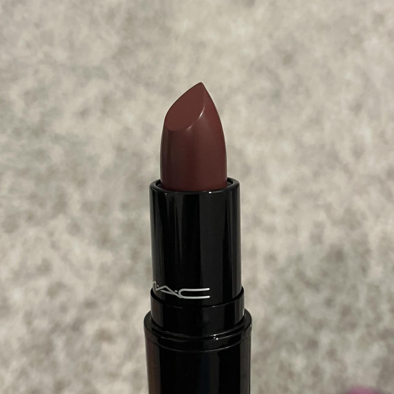 mac love me lipstick bated breath🍷 unused new and... - Depop